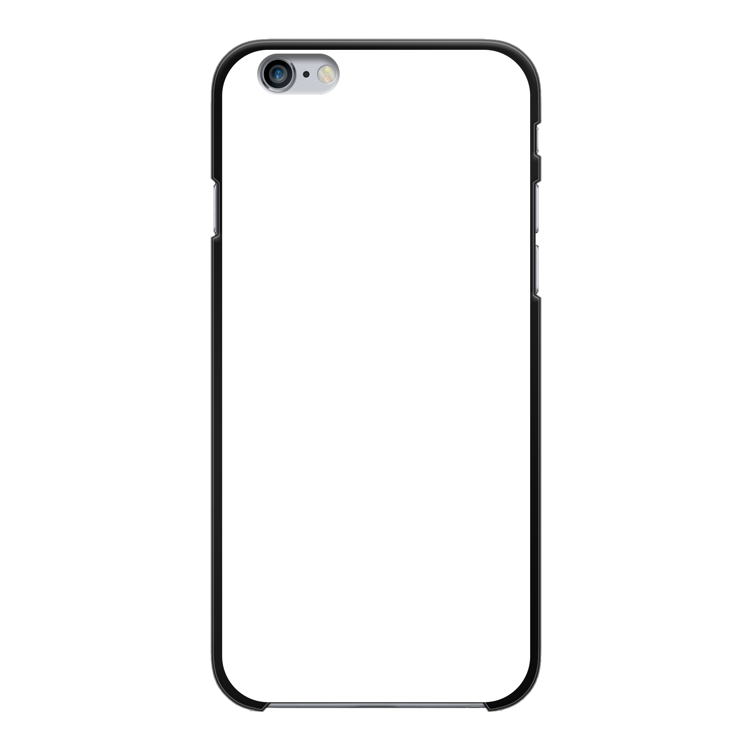 Apple iPhone 6 / 6s Hard case (back printed, black)