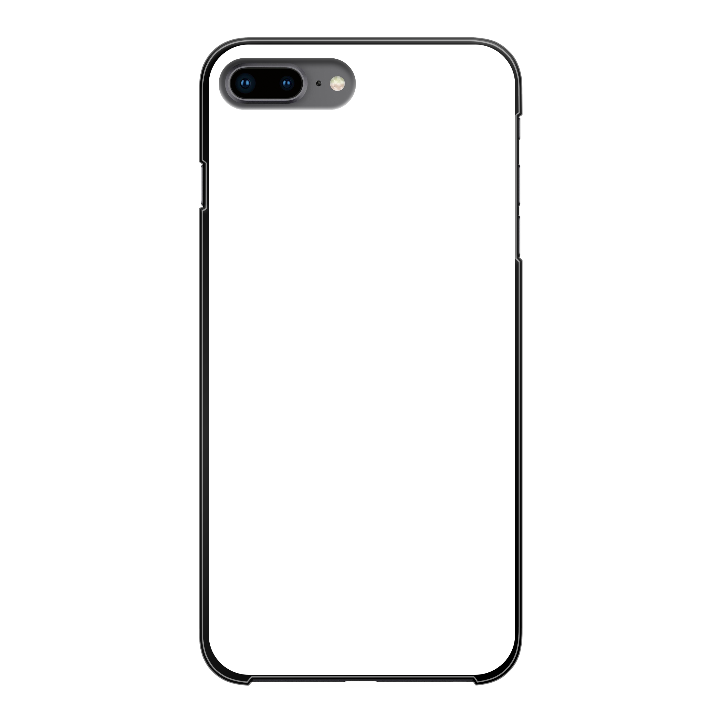 Apple iPhone 7 Plus /8 Plus Hard case (back printed, black)