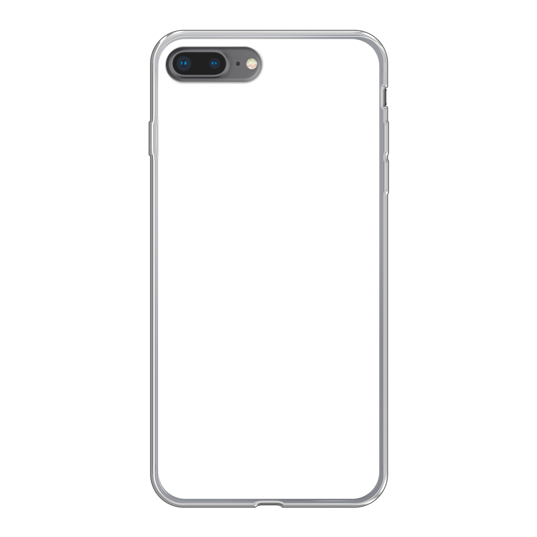 Apple iPhone 7 Plus / 8 Plus Soft case (back printed, transparent)