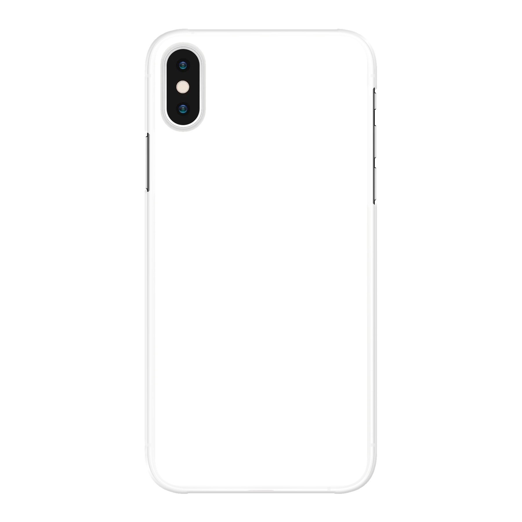 Apple iPhone X / Xs Hard case (back printed, transparent)