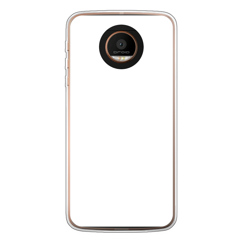 Motorola Moto Z Force Soft case (back printed, transparent)