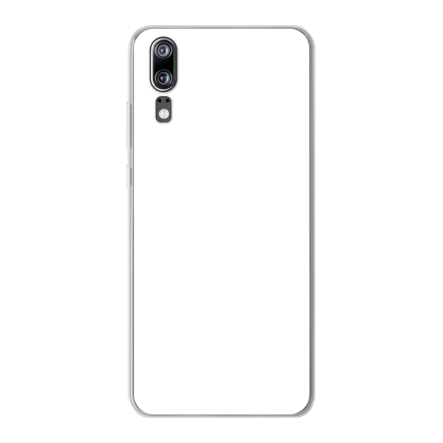 Huawei P20 Soft case (back printed, transparent)