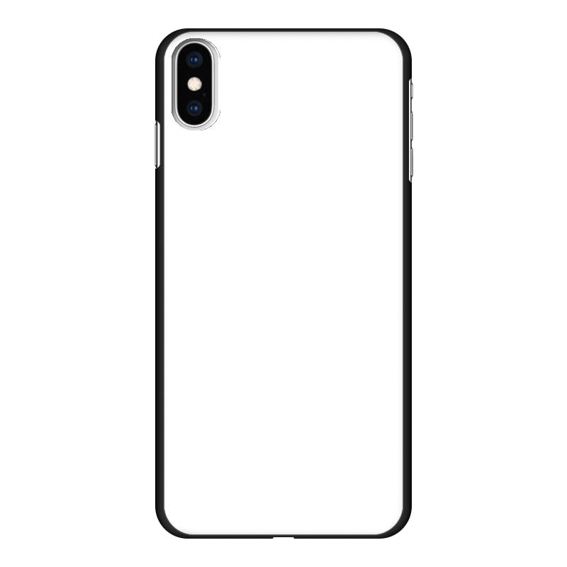 Apple iPhone Xs Max Hard case (back printed, black)