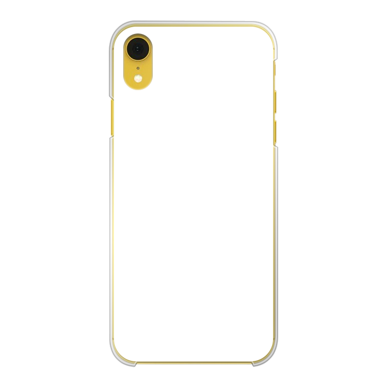 Apple iPhone Xr Hard case (back printed, transparent)