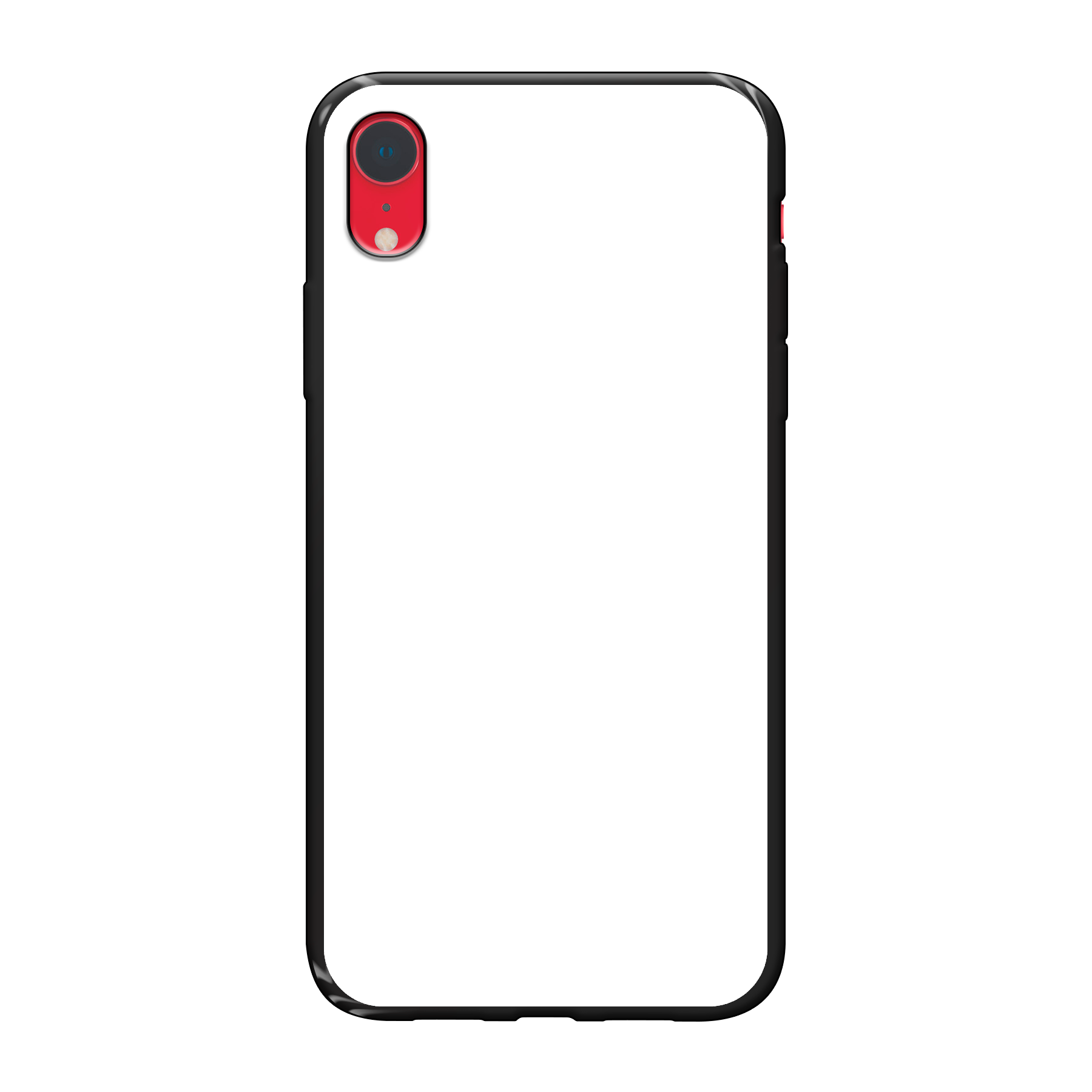 Apple iPhone Xr Soft case (back printed, black)