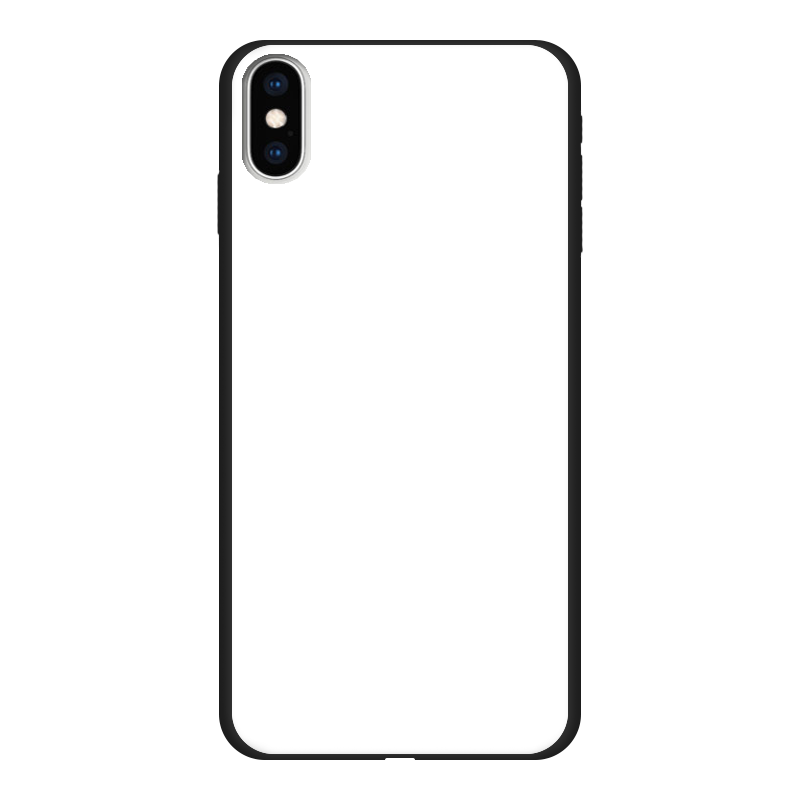Apple iPhone Xs Max Soft case (back printed, black)