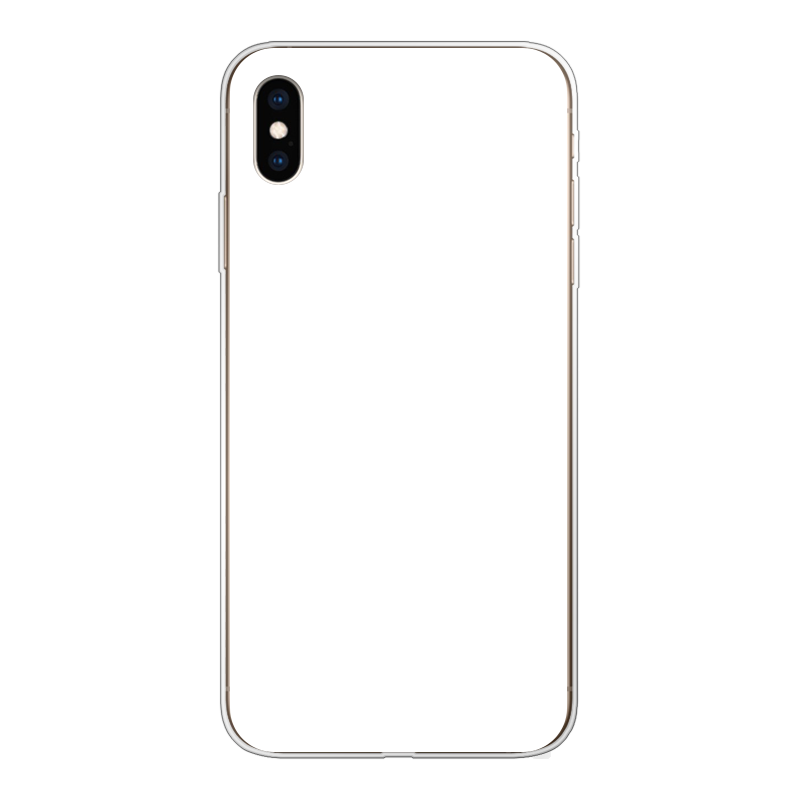 Apple iPhone Xs Max Soft case (back printed, transparent)