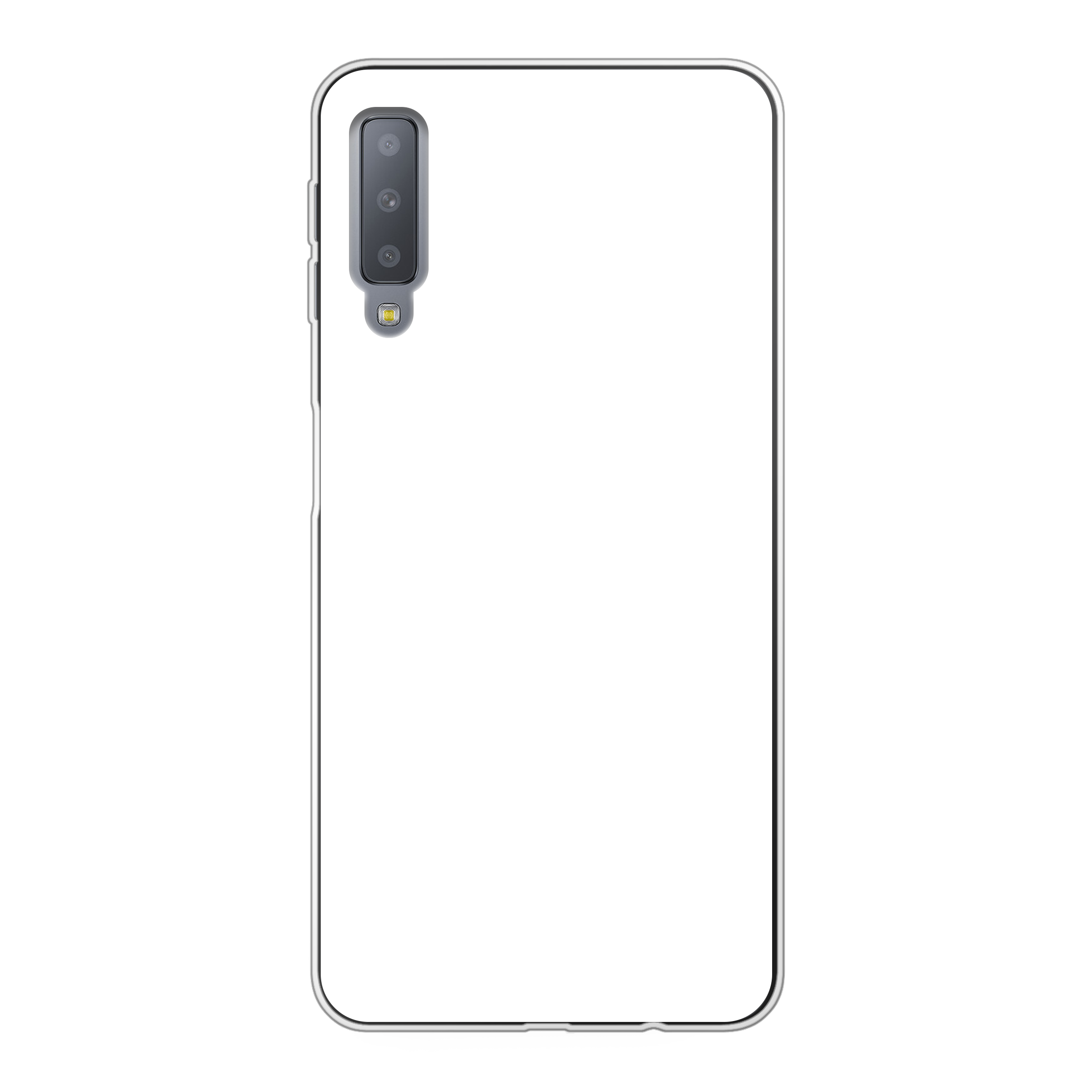 Samsung Galaxy A7 (2018) Soft case (back printed, transparent)