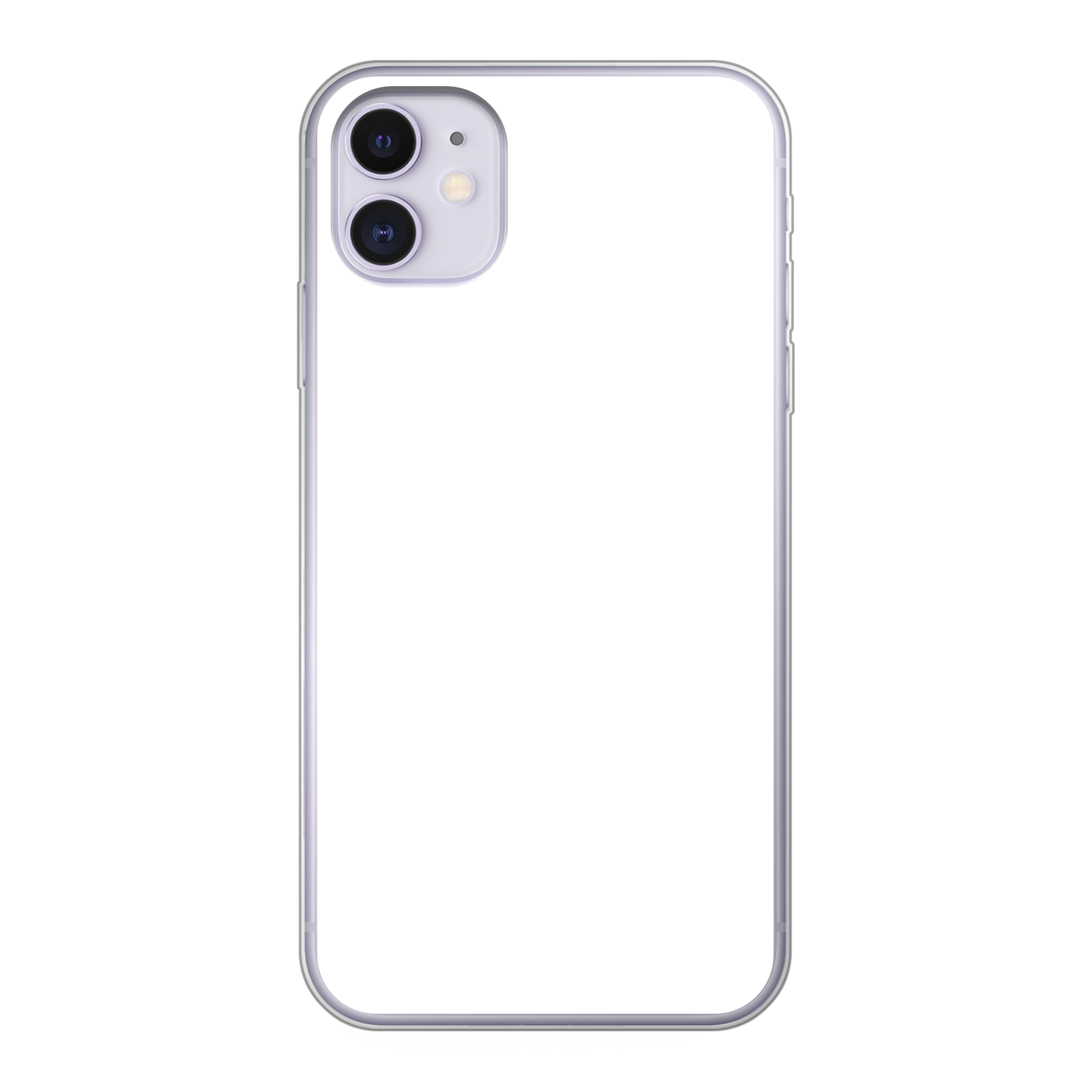 Apple iPhone 11 Soft case (back printed, transparent)