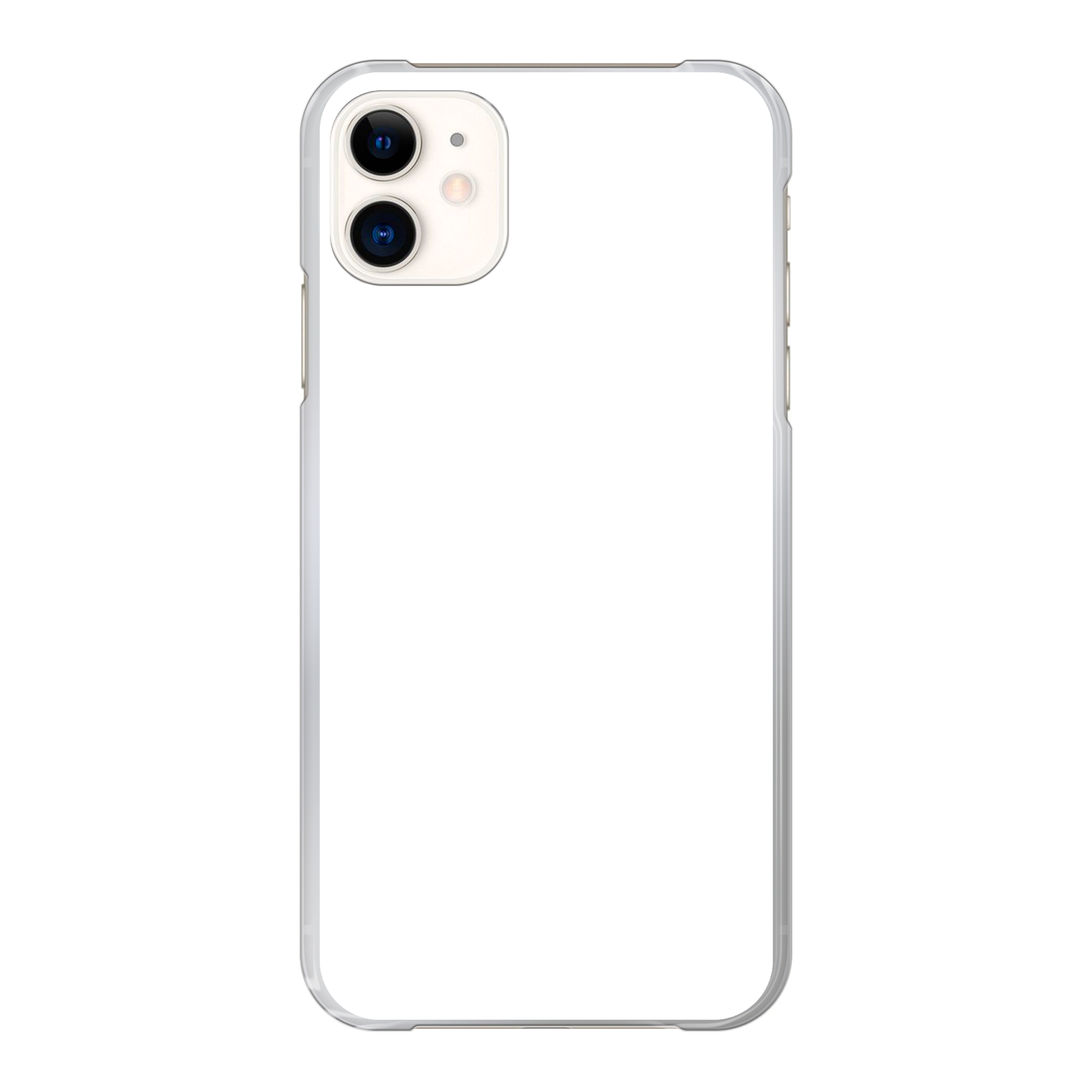 Apple iPhone 11 Hard case (back printed, transparent)