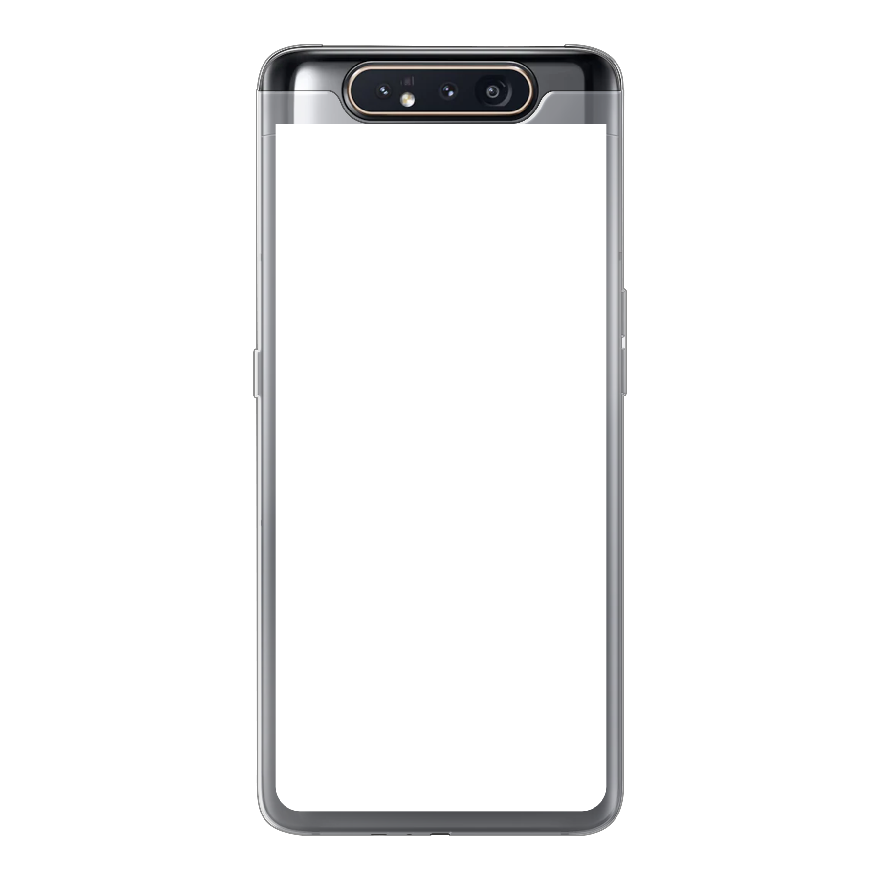 Samsung Galaxy A80 Soft case (back printed, transparent)