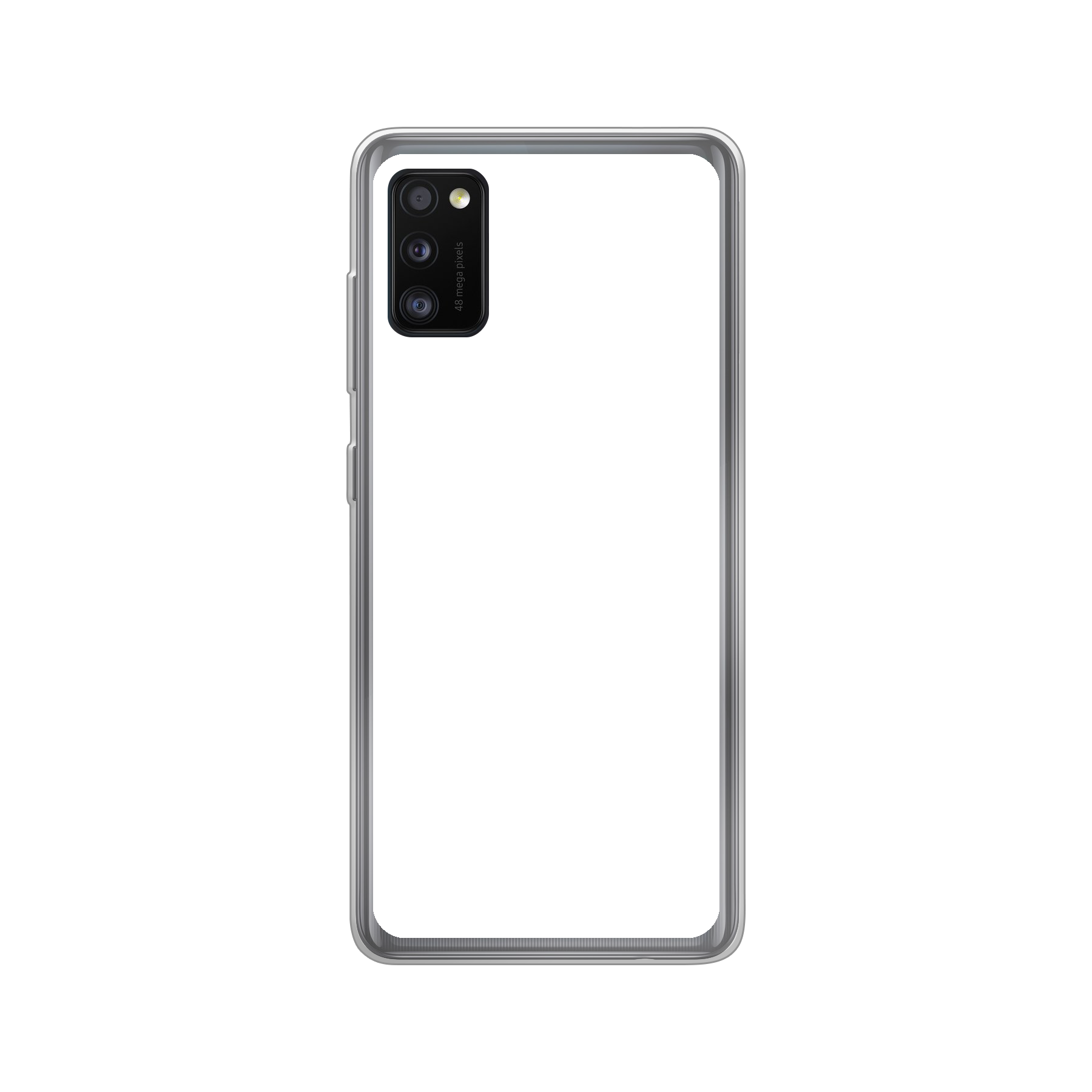 Samsung Galaxy A41 Soft case (back printed, transparent)
