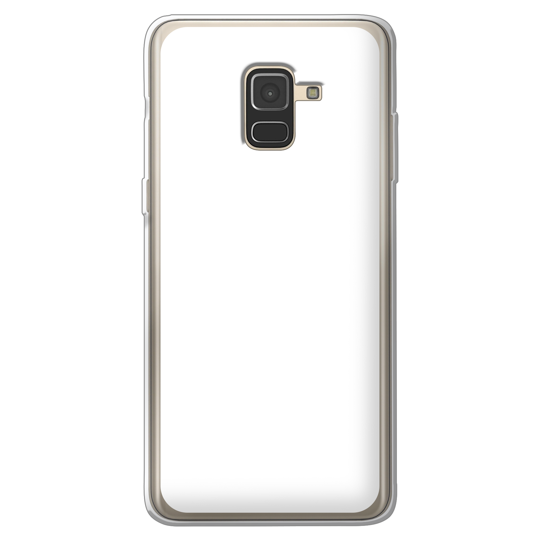 Samsung Galaxy A8 (2018) soft case (back printed, transparent)
