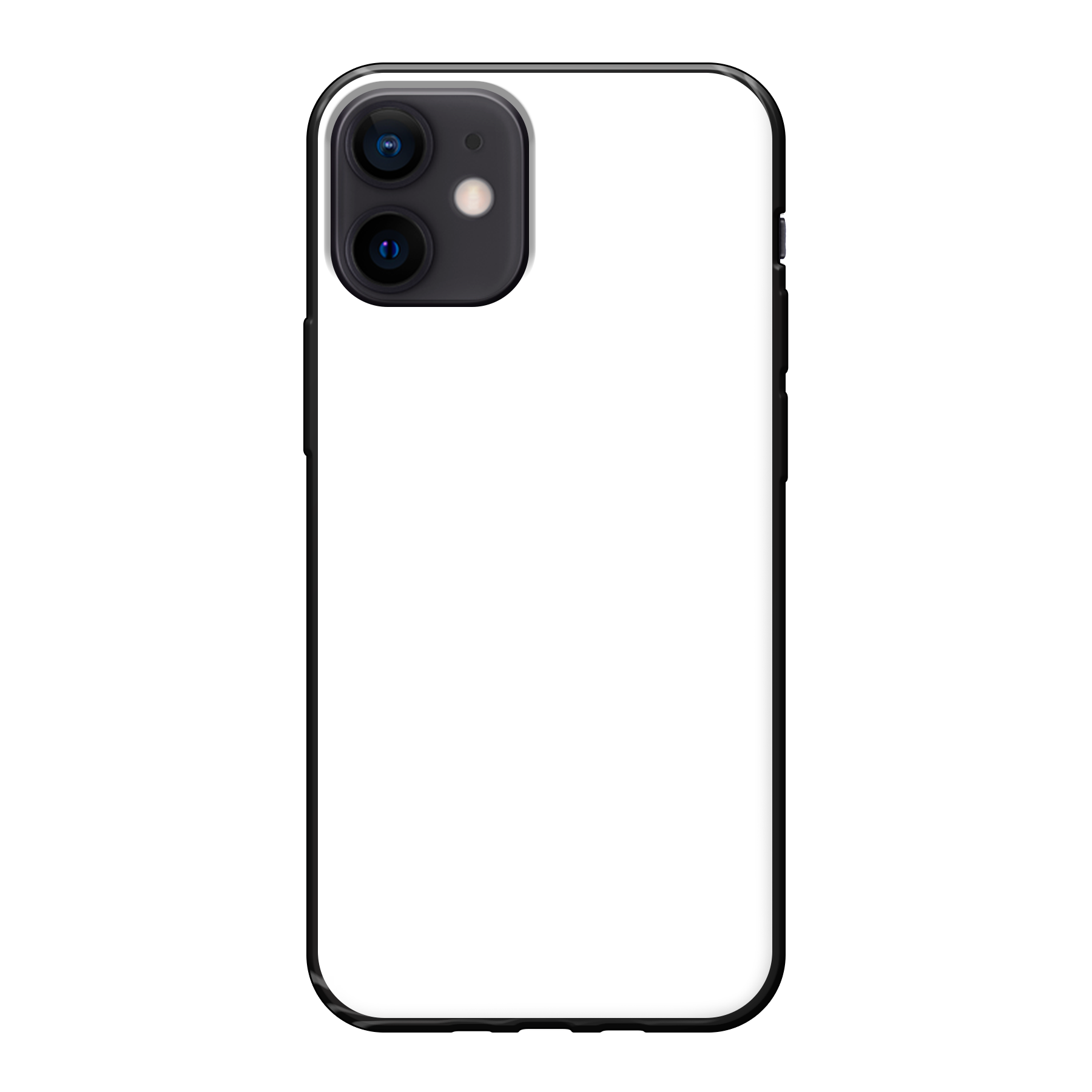 Apple iPhone 12 mini Soft case (back printed, black)