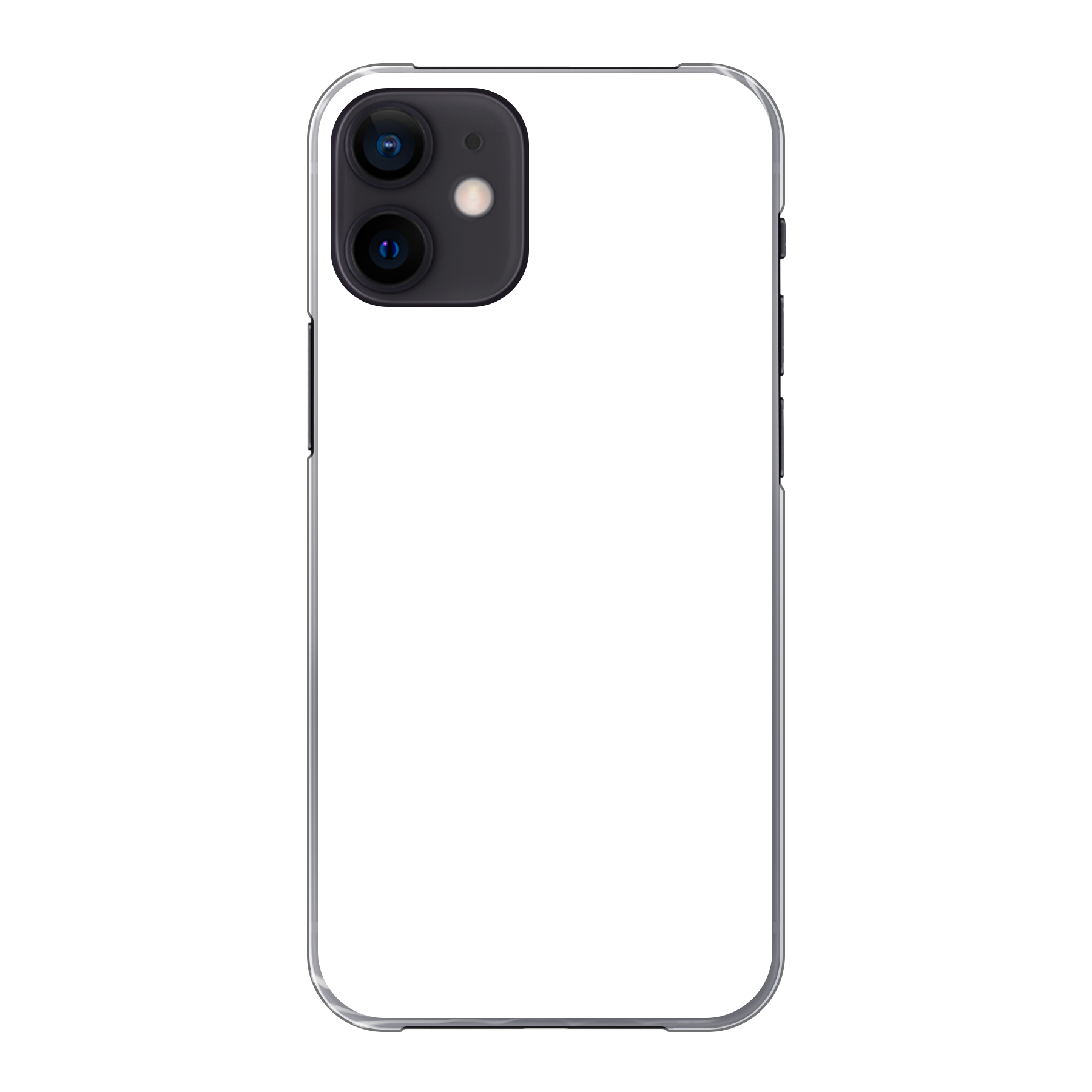 Apple iPhone 12 mini Hard case (back printed, transparent)