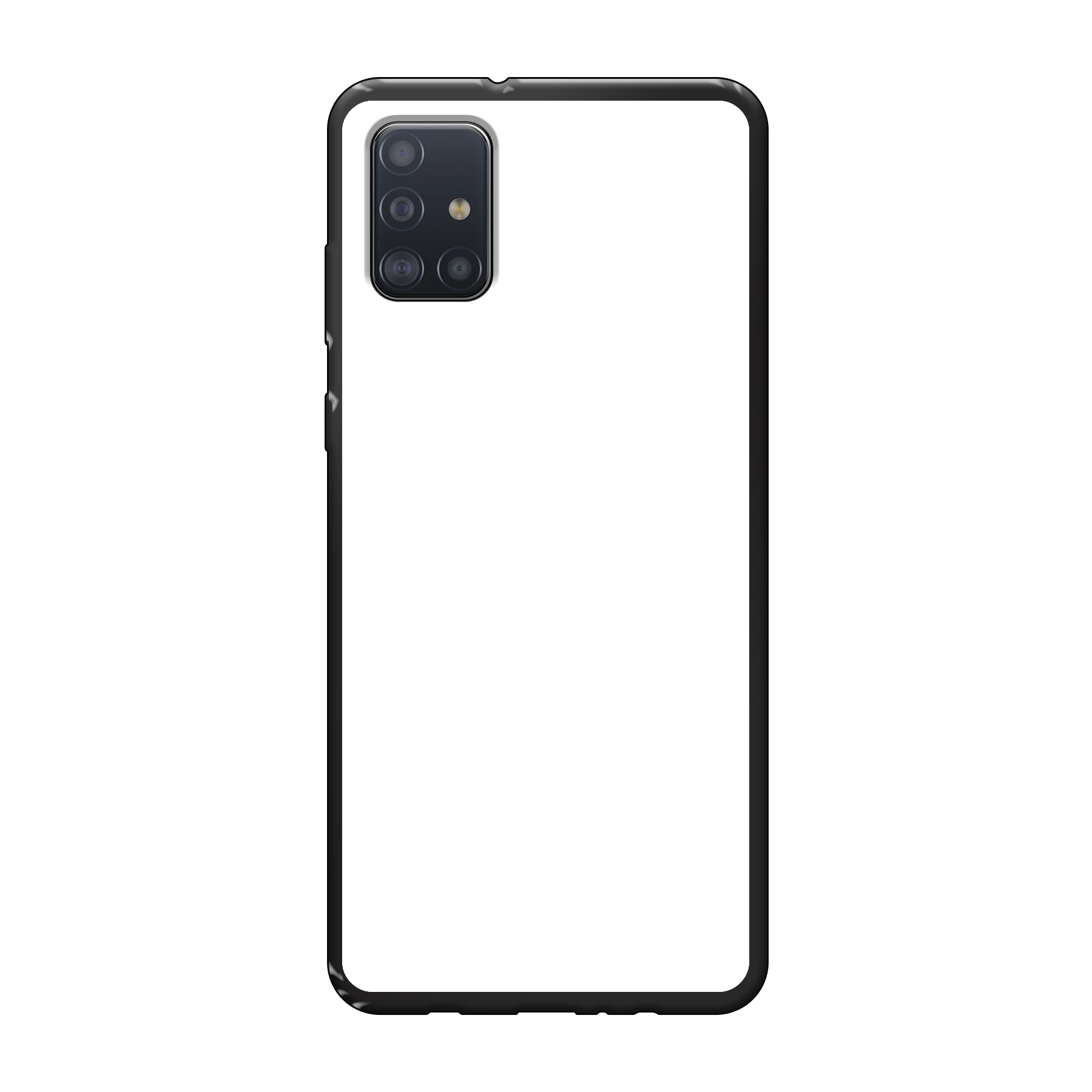 Samsung Galaxy A51 Soft case (back printed, black)
