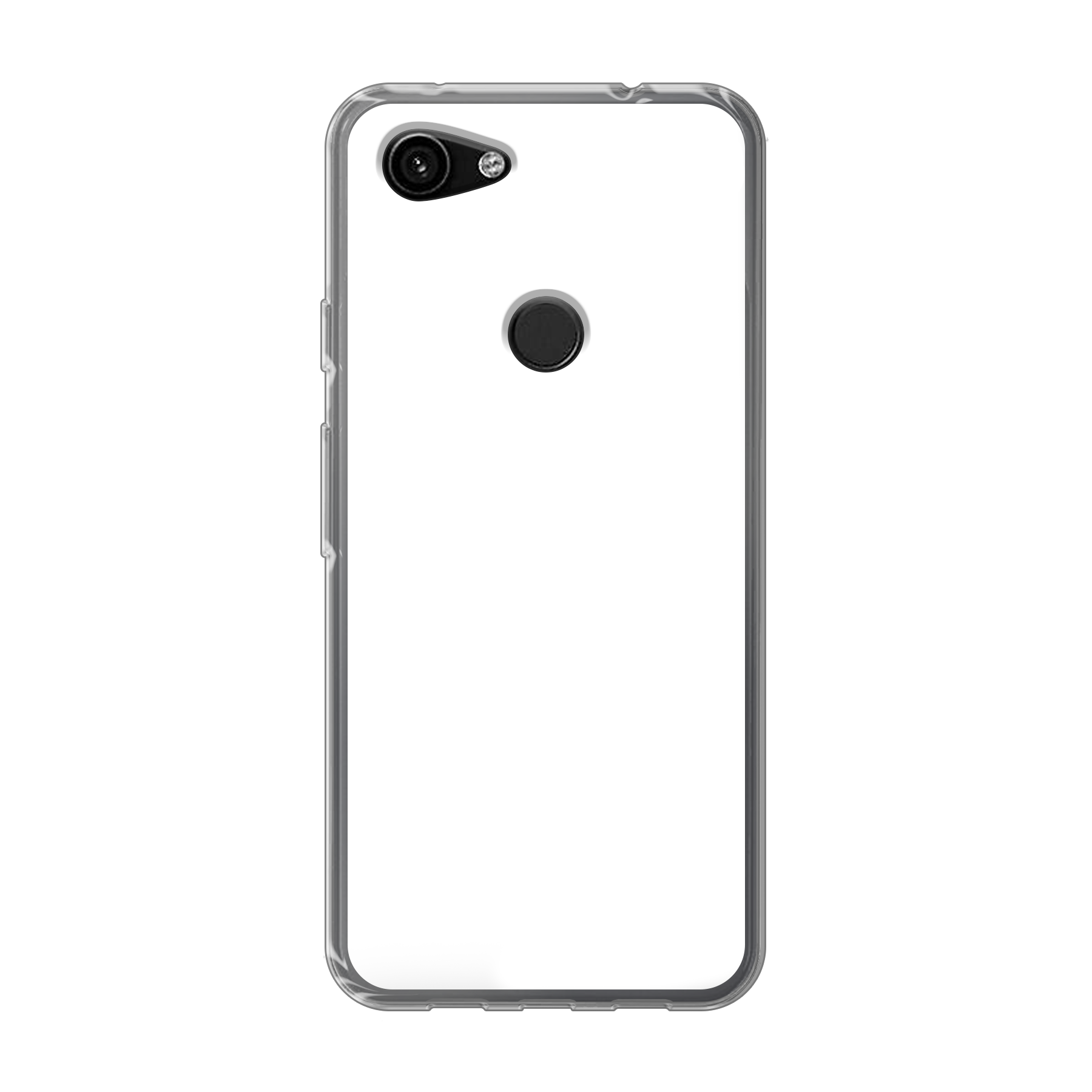 Google Pixel 3a Soft case (back printed, transparent)