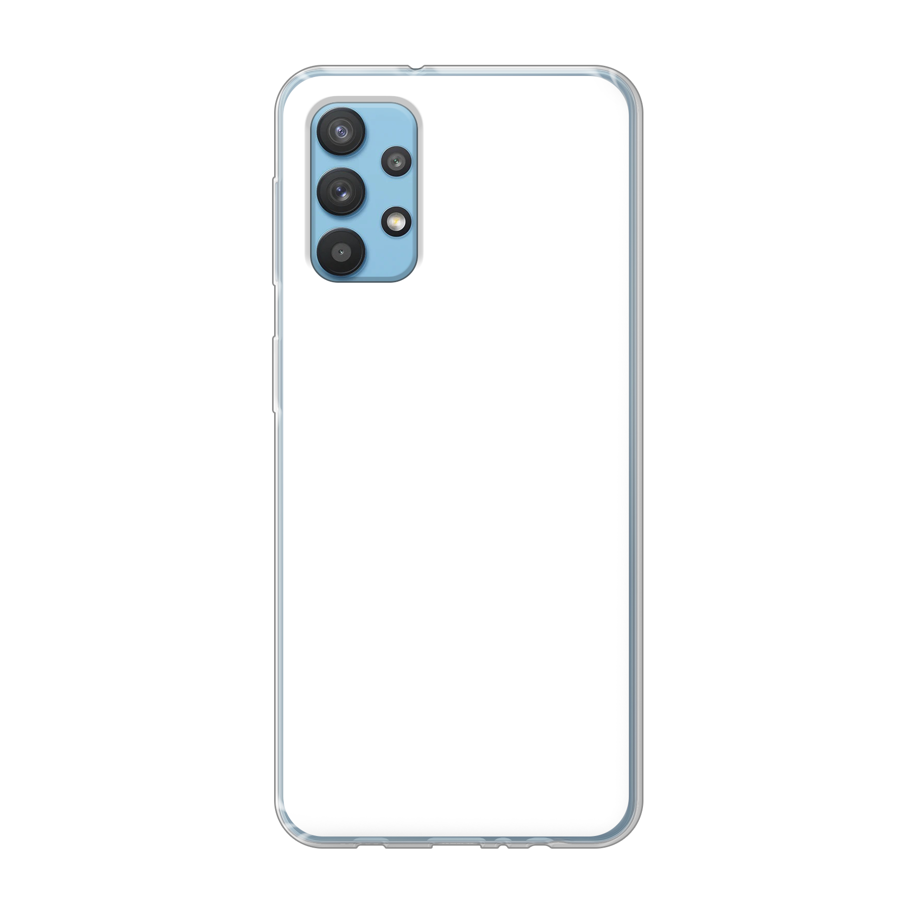 Samsung Galaxy A32 4G Soft case (back printed, transparent)