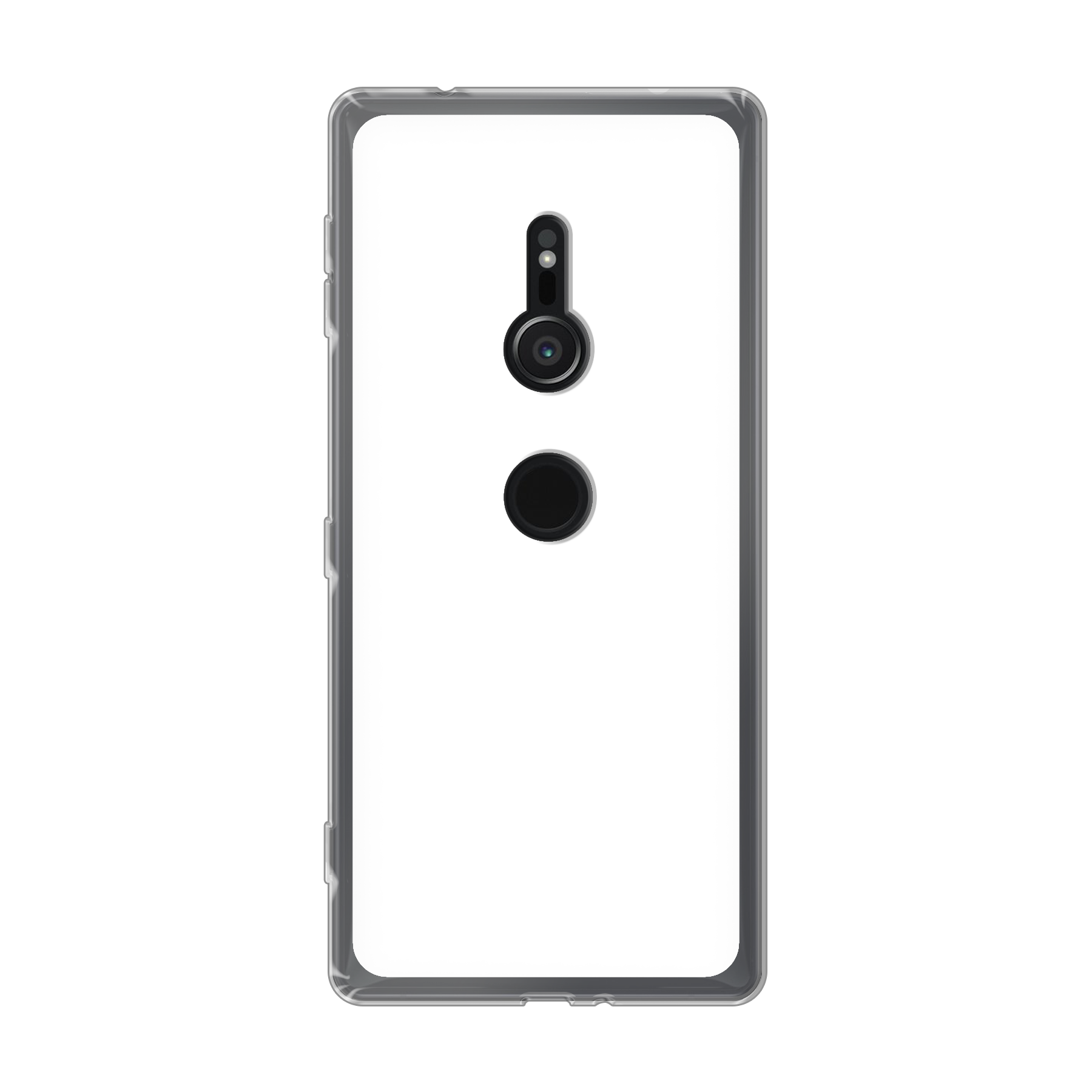Sony Xperia XZ2 Soft case (back printed, transparent)