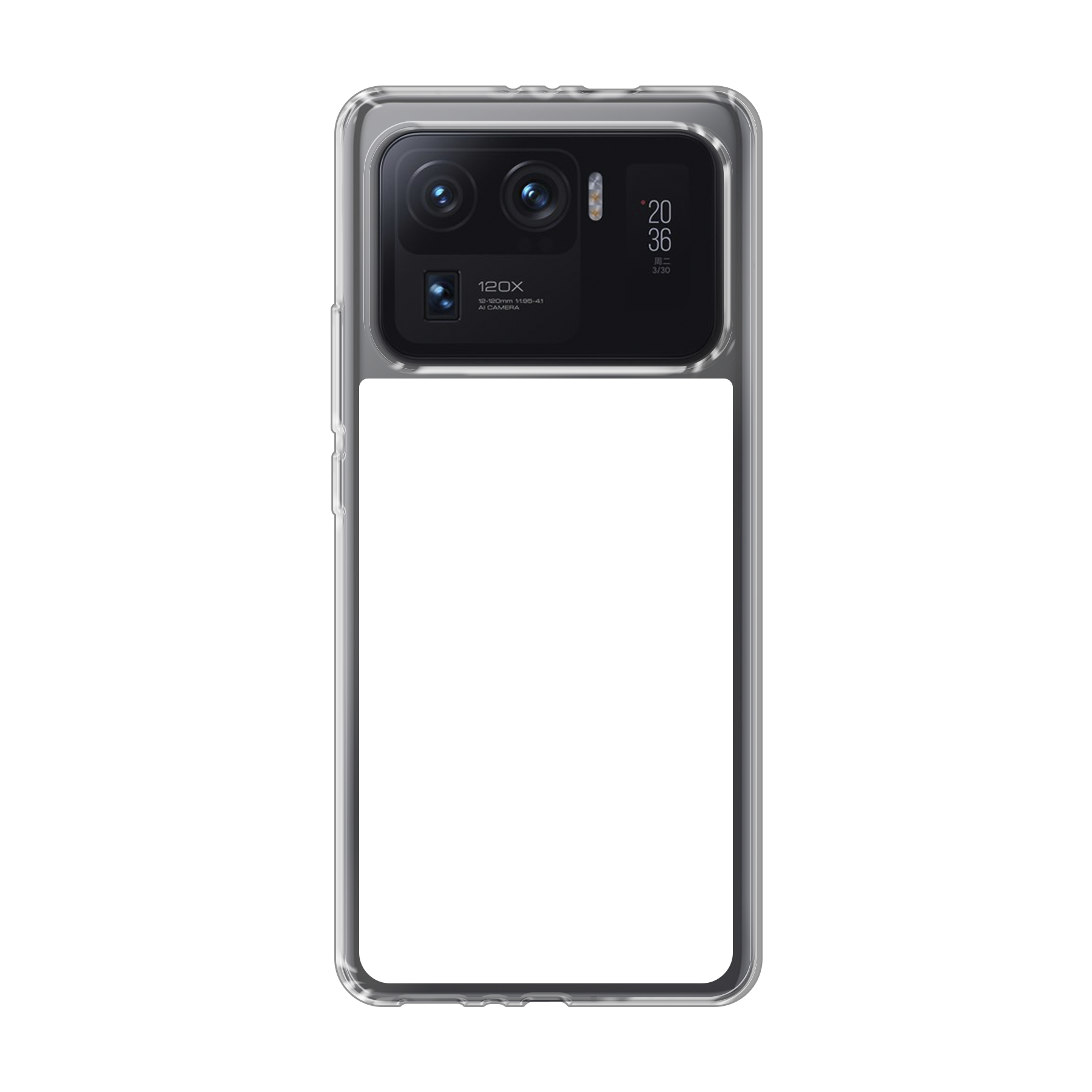 Xiaomi Mi 11 Ultra Soft case (back printed, transparent)