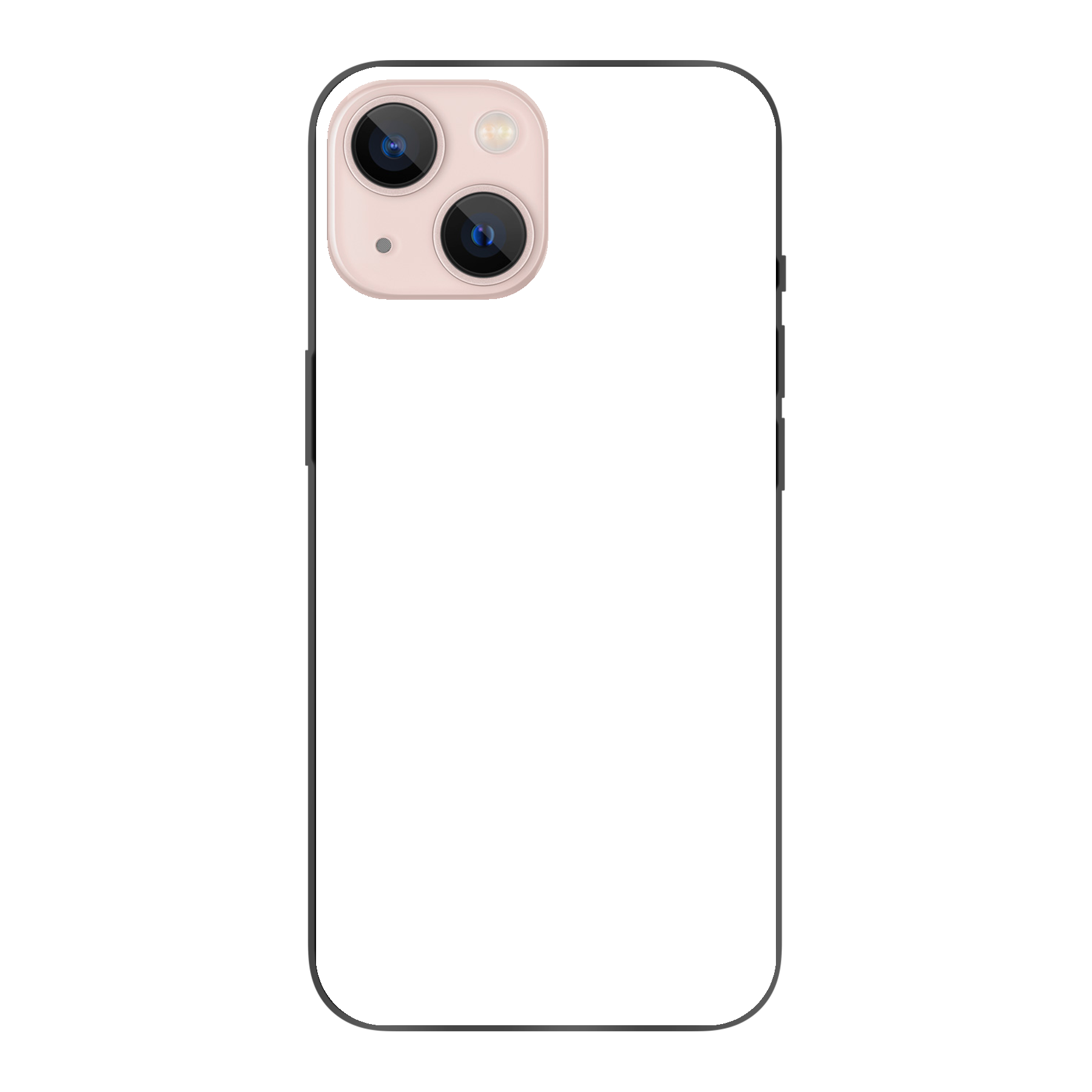 Apple iPhone 13 Soft case (back printed, black)