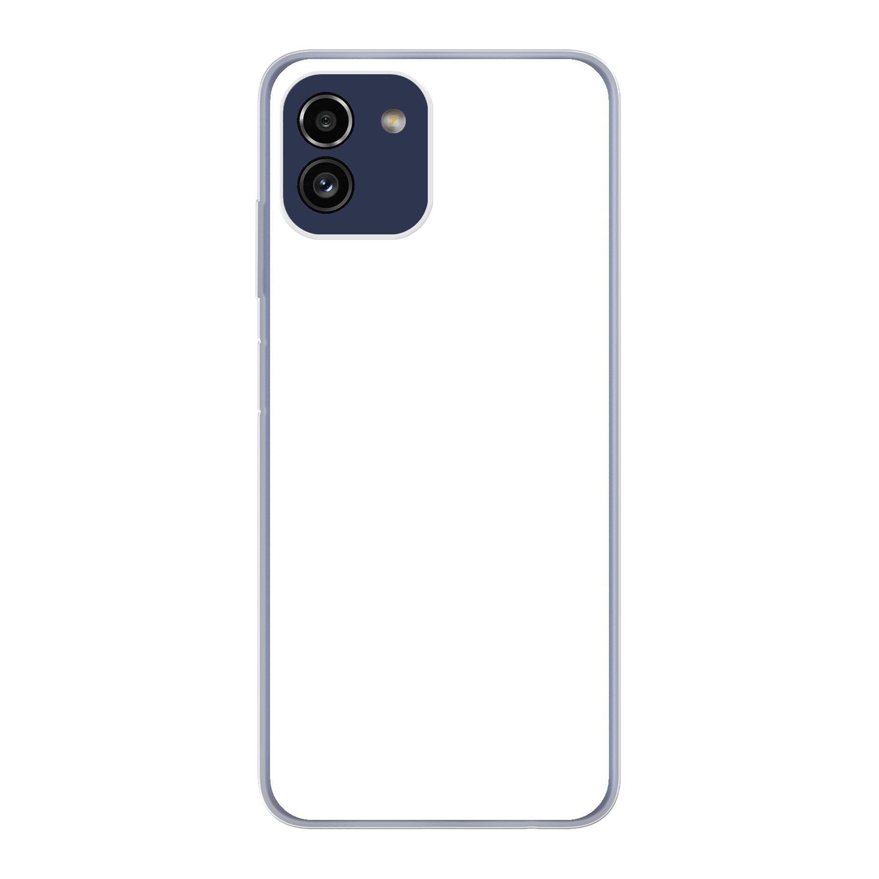 Samsung Galaxy A03 Soft case (back printed, transparent)