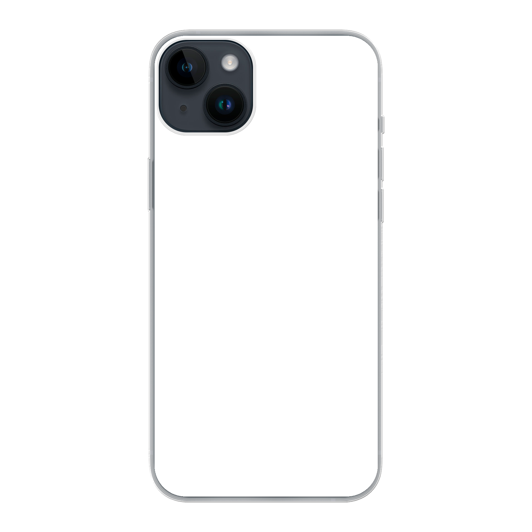 Apple iPhone 14 Max Soft case (back printed, transparent)