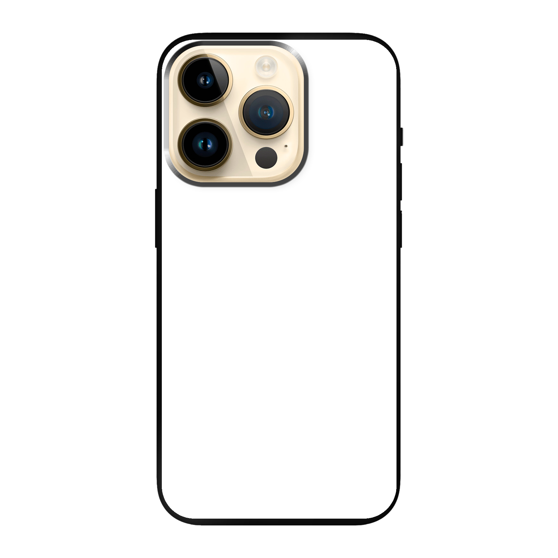 Apple iPhone 14 Pro Soft case (back printed, black)