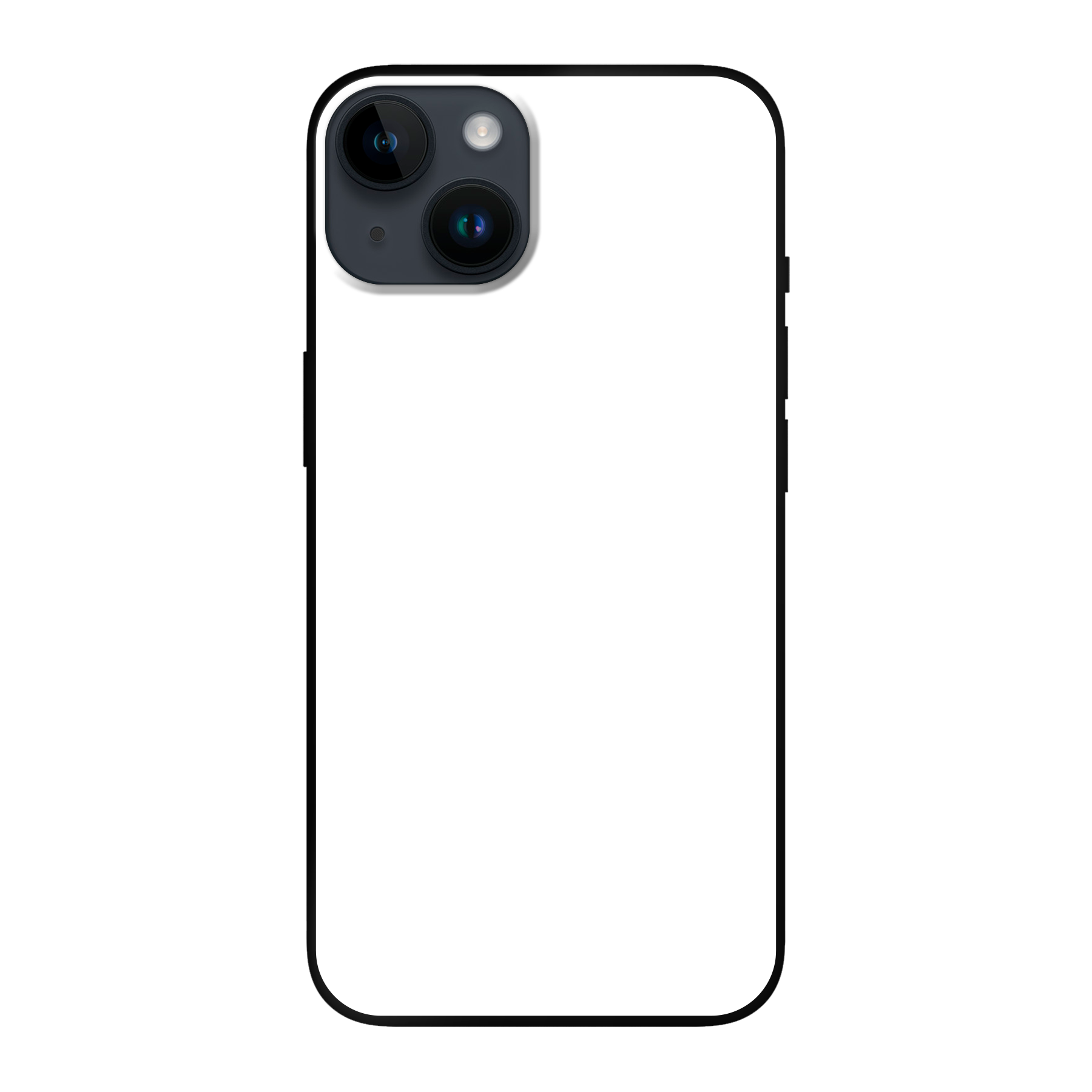 Apple iPhone 14 Hard case (back printed, black)