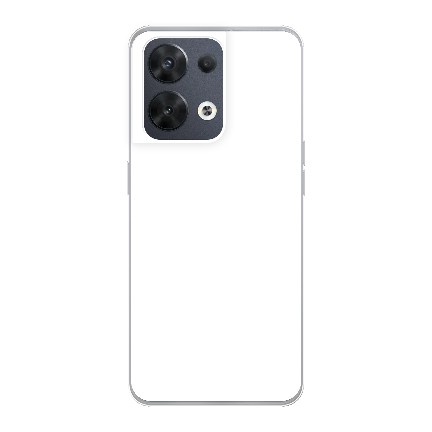 Oppo Reno8 Soft case (back printed, transparent)