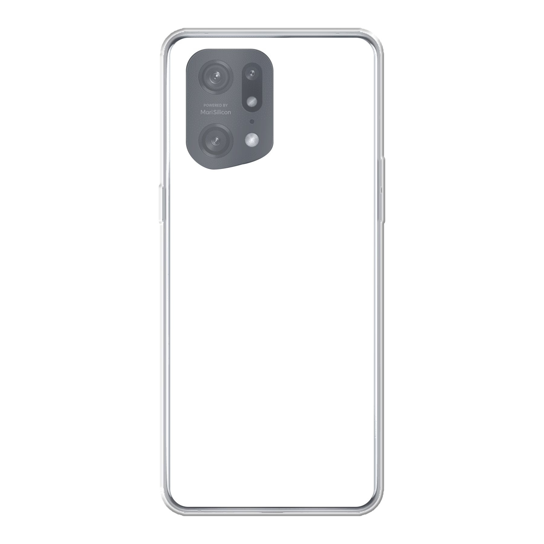 Oppo Find X5 Pro Soft case (back printed, transparent)