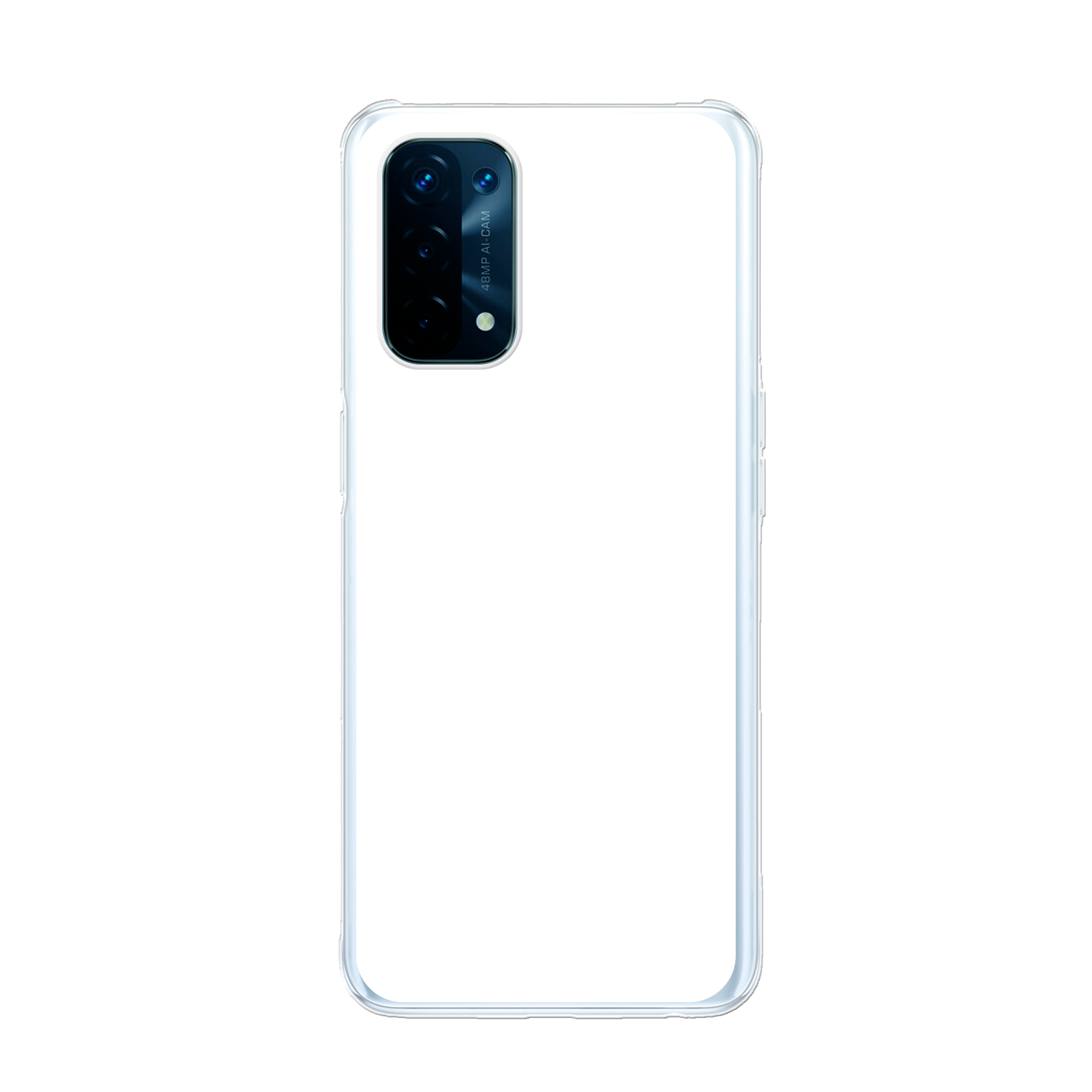 Oppo A74 5G / A93 5G Soft case (back printed, transparent)