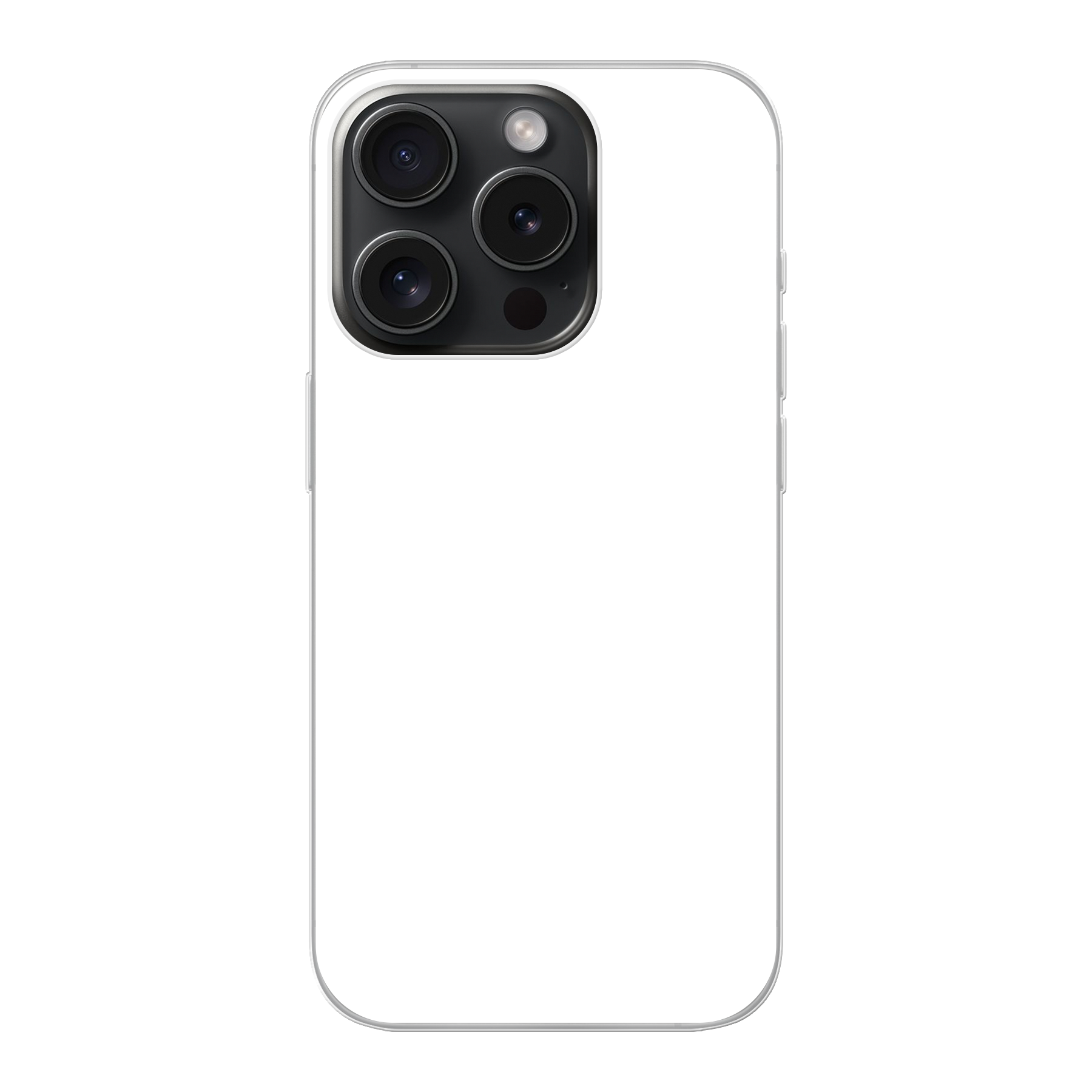 Apple iPhone 15 Pro Soft case (back printed, transparent)