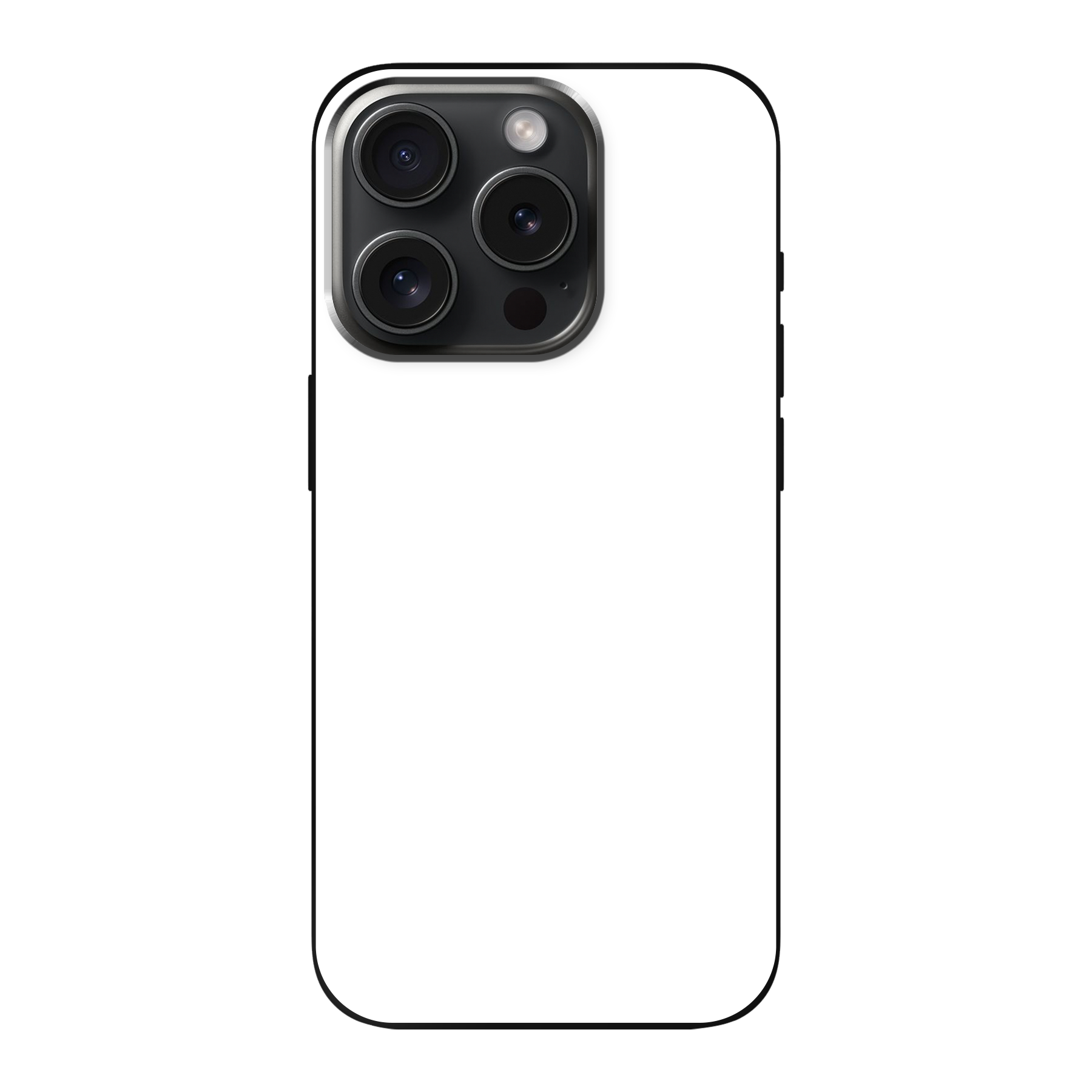 Apple iPhone 15 Pro Soft case (back printed, black)