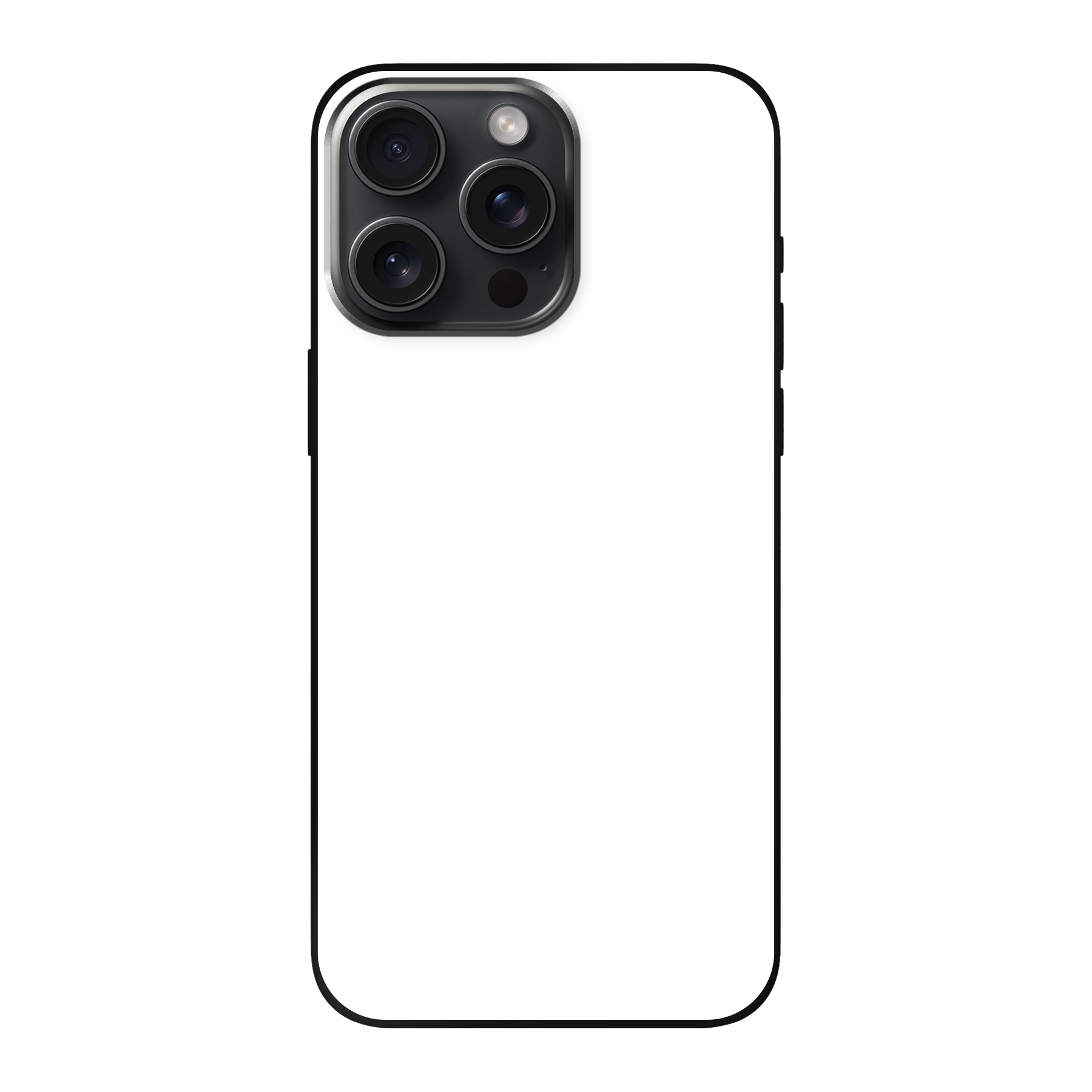 Apple iPhone 15 Pro Max Soft case (back printed, black)