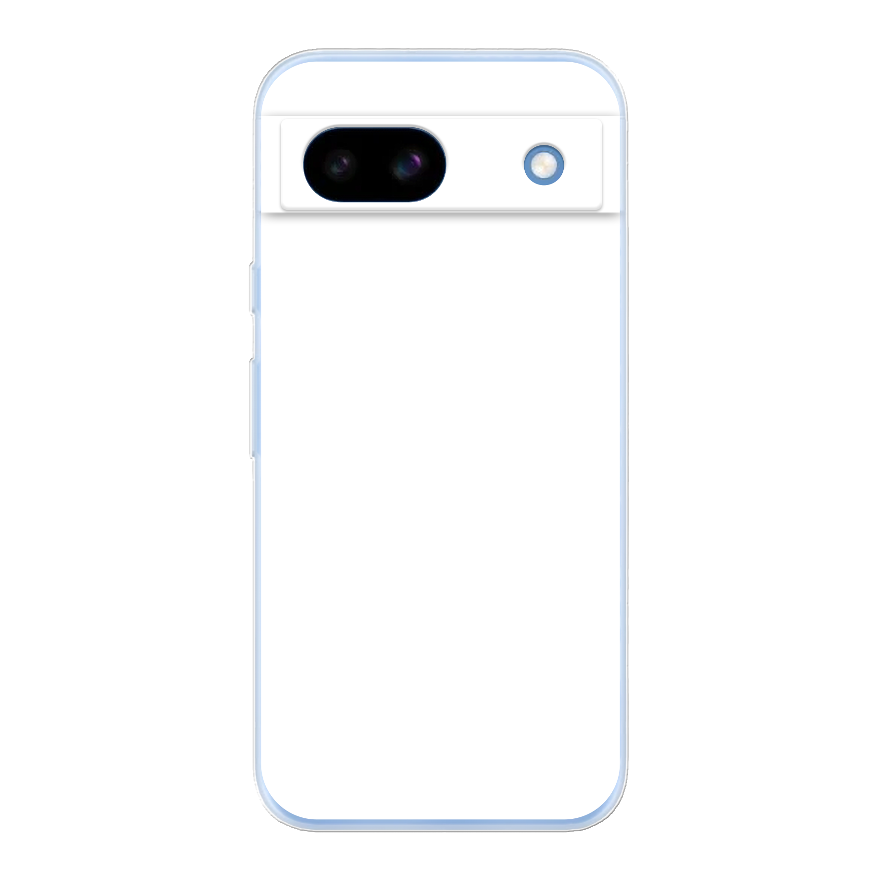 Google Pixel 8a Soft case (back printed, transparent)