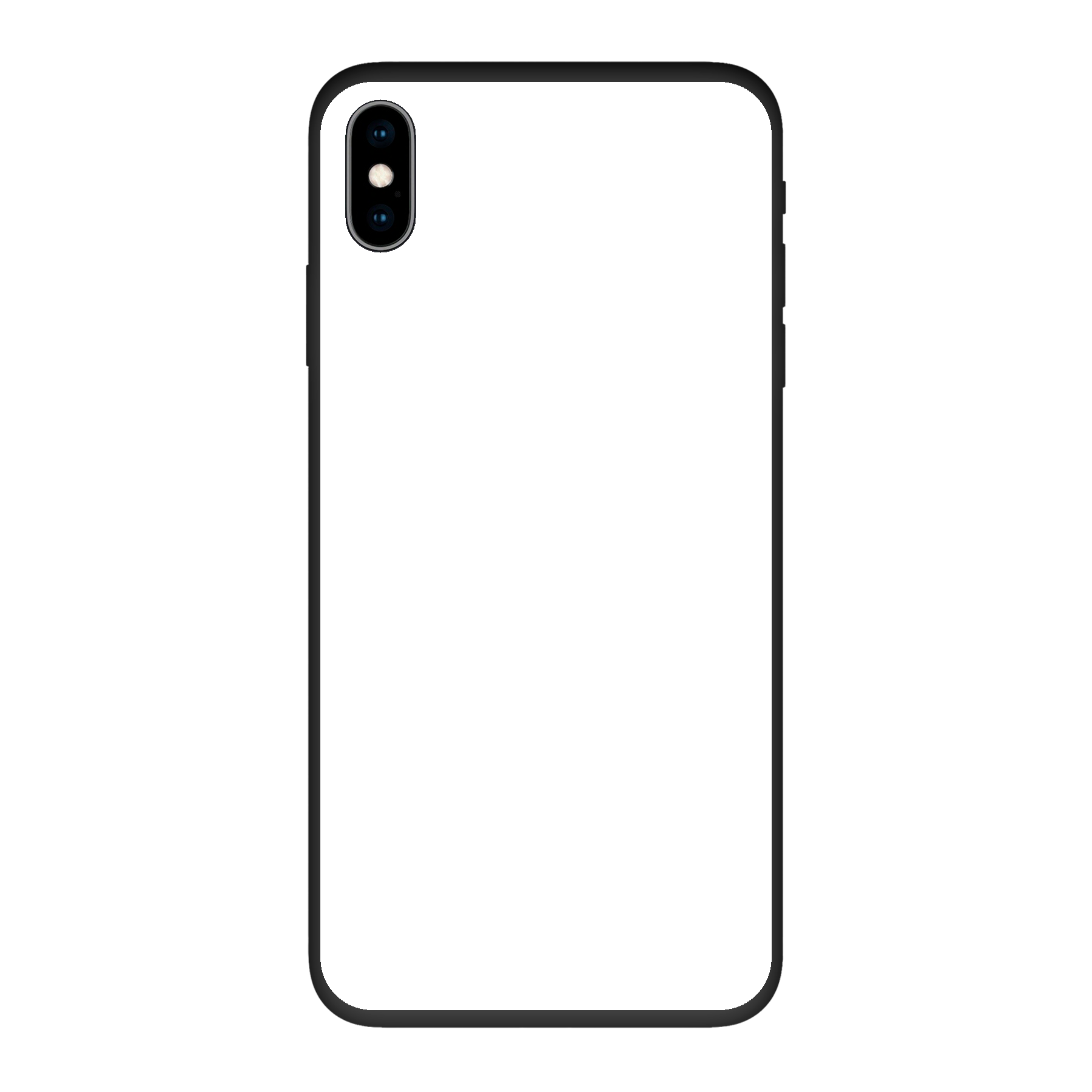 Apple iPhone X / Xs Biodegradable case (back printed, black)