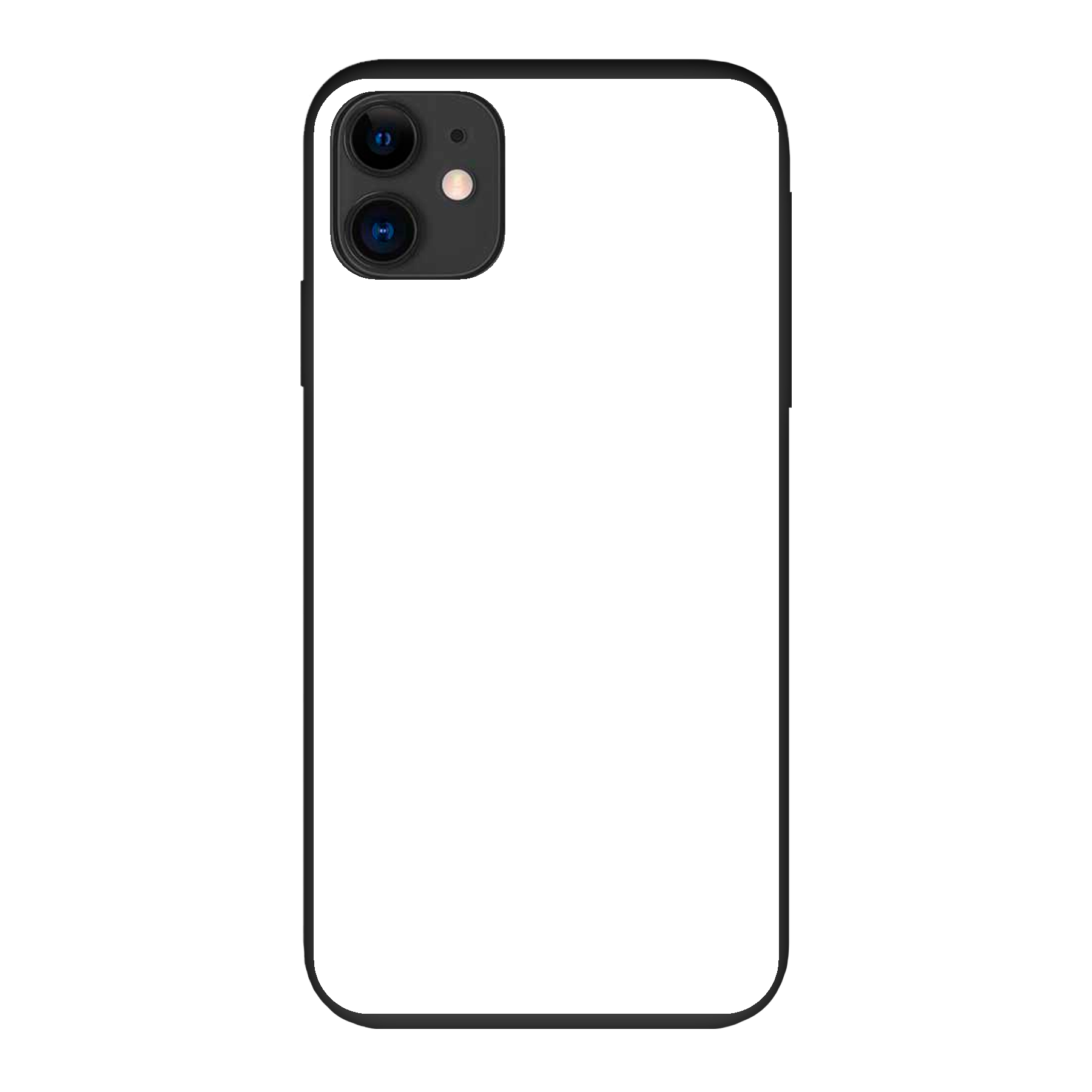 Apple iPhone 11 Biodegradable case (back printed, black)