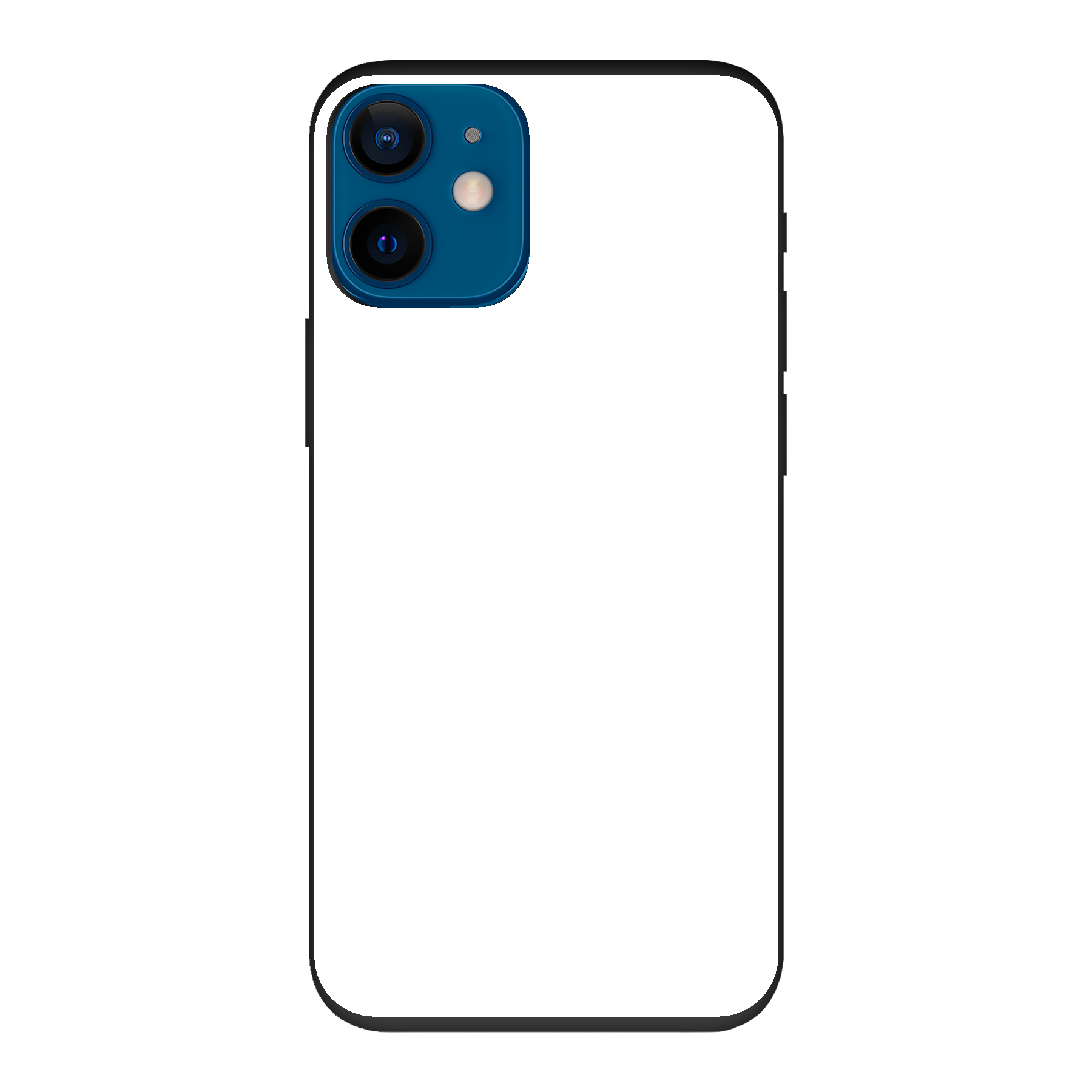 Apple iPhone 12 mini Biodegradable case (back printed, black)