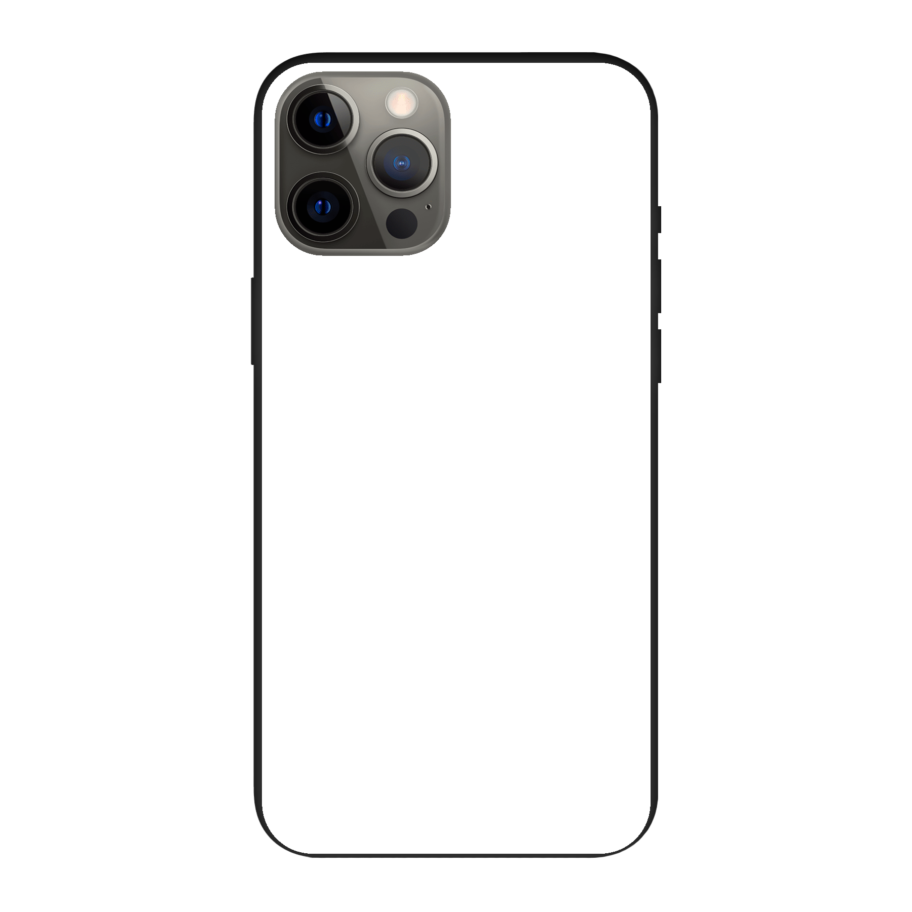 Apple iPhone 12 Pro Max Biodegradable case (back printed, black)