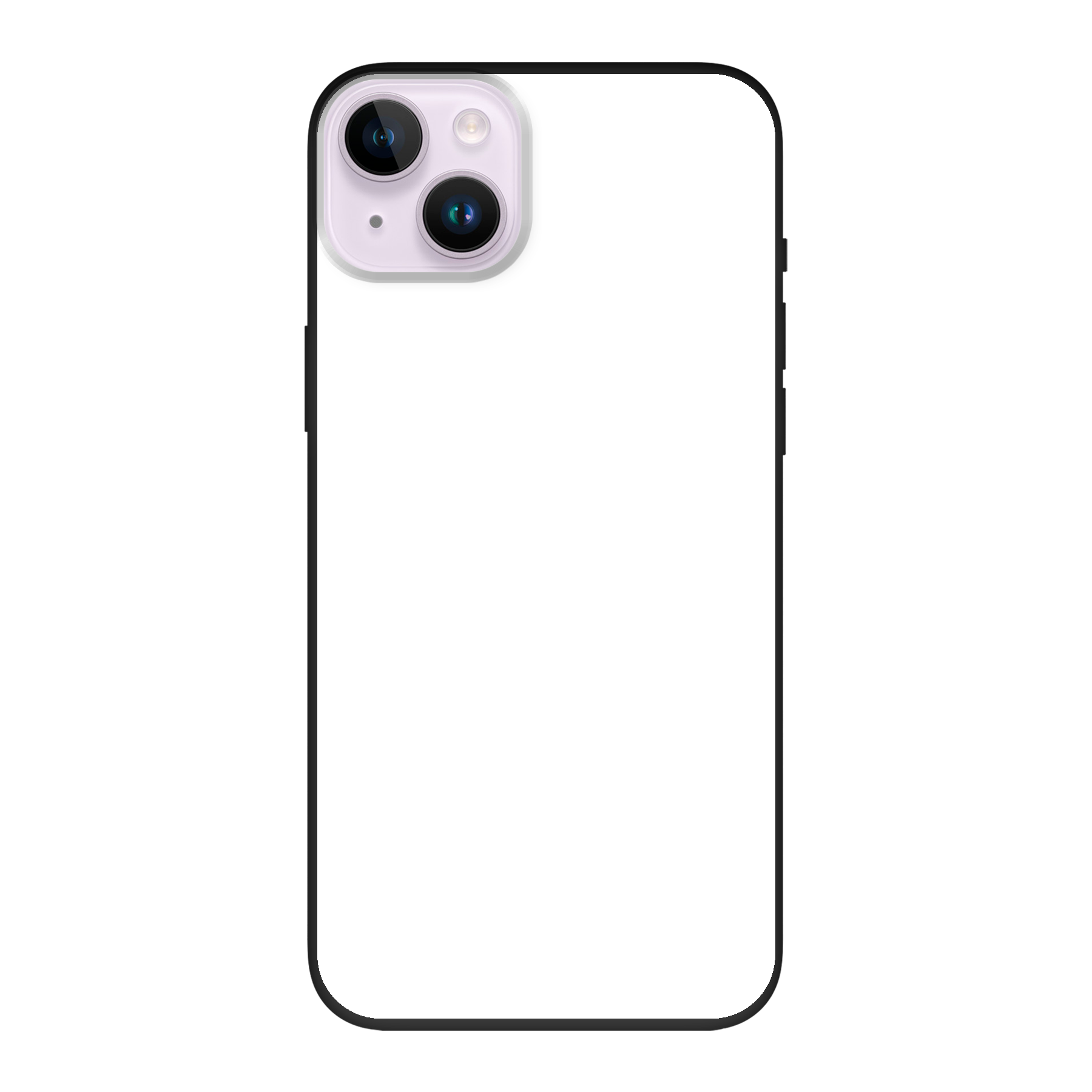 Apple iPhone 14 Plus Biodegradable case (back printed, black)