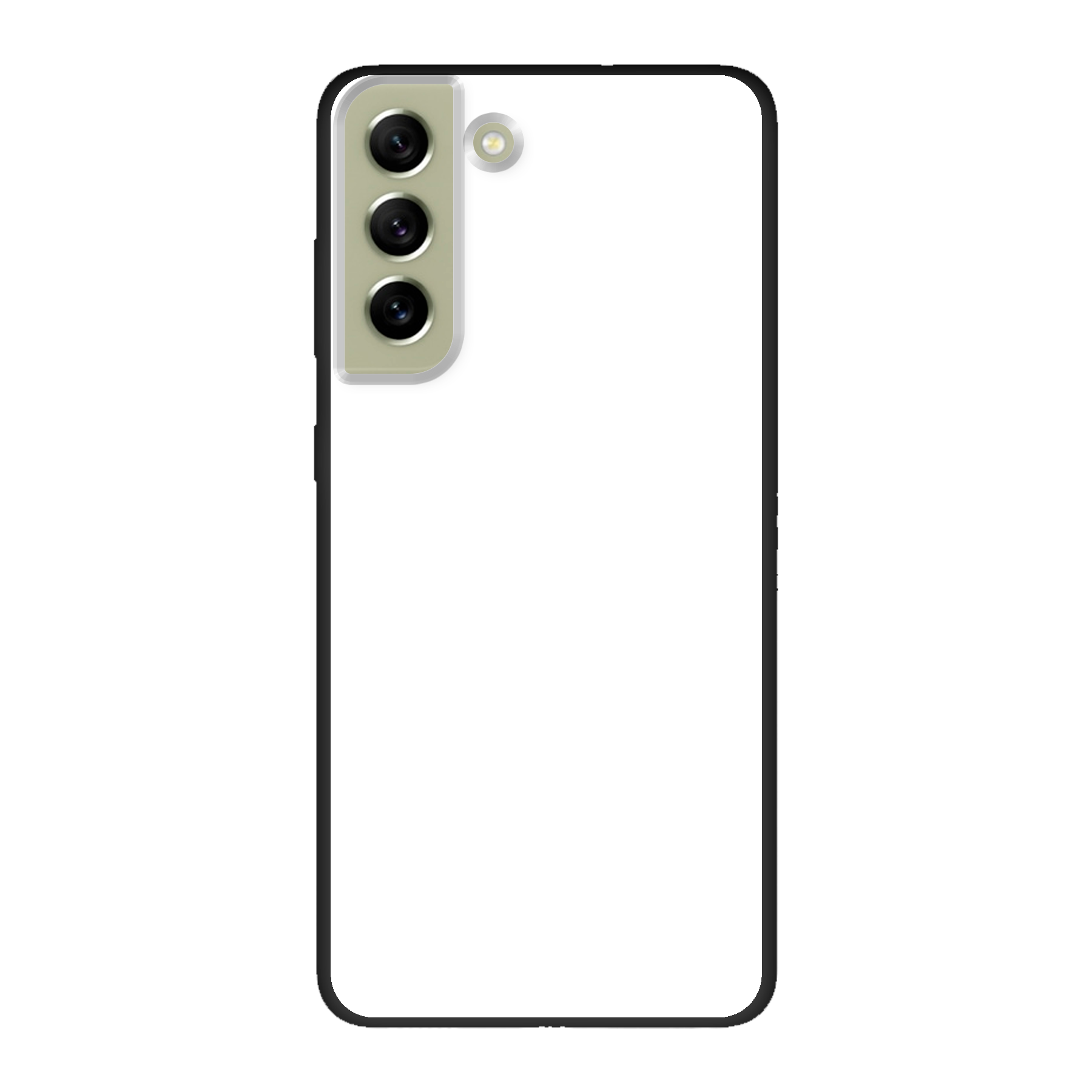 Samsung Galaxy S21 FE Biodegradable case (back printed, black)