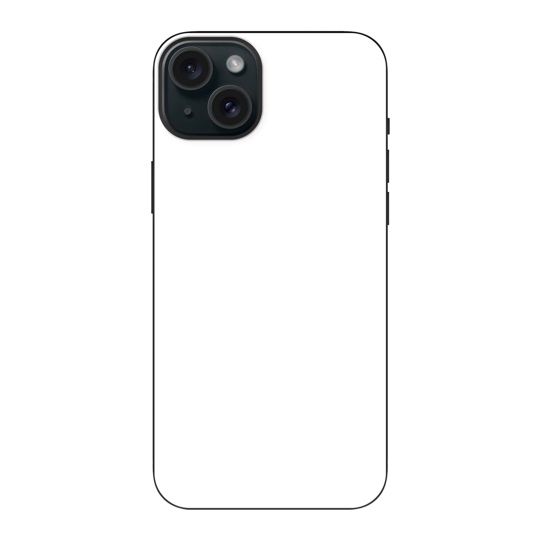 Apple iPhone 15 Plus Biodegradable case (back printed, black)