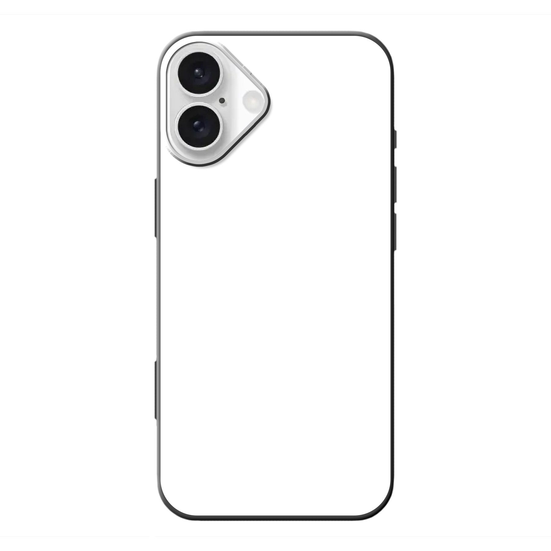 Apple iPhone 16 Biodegradable case (back printed, black)