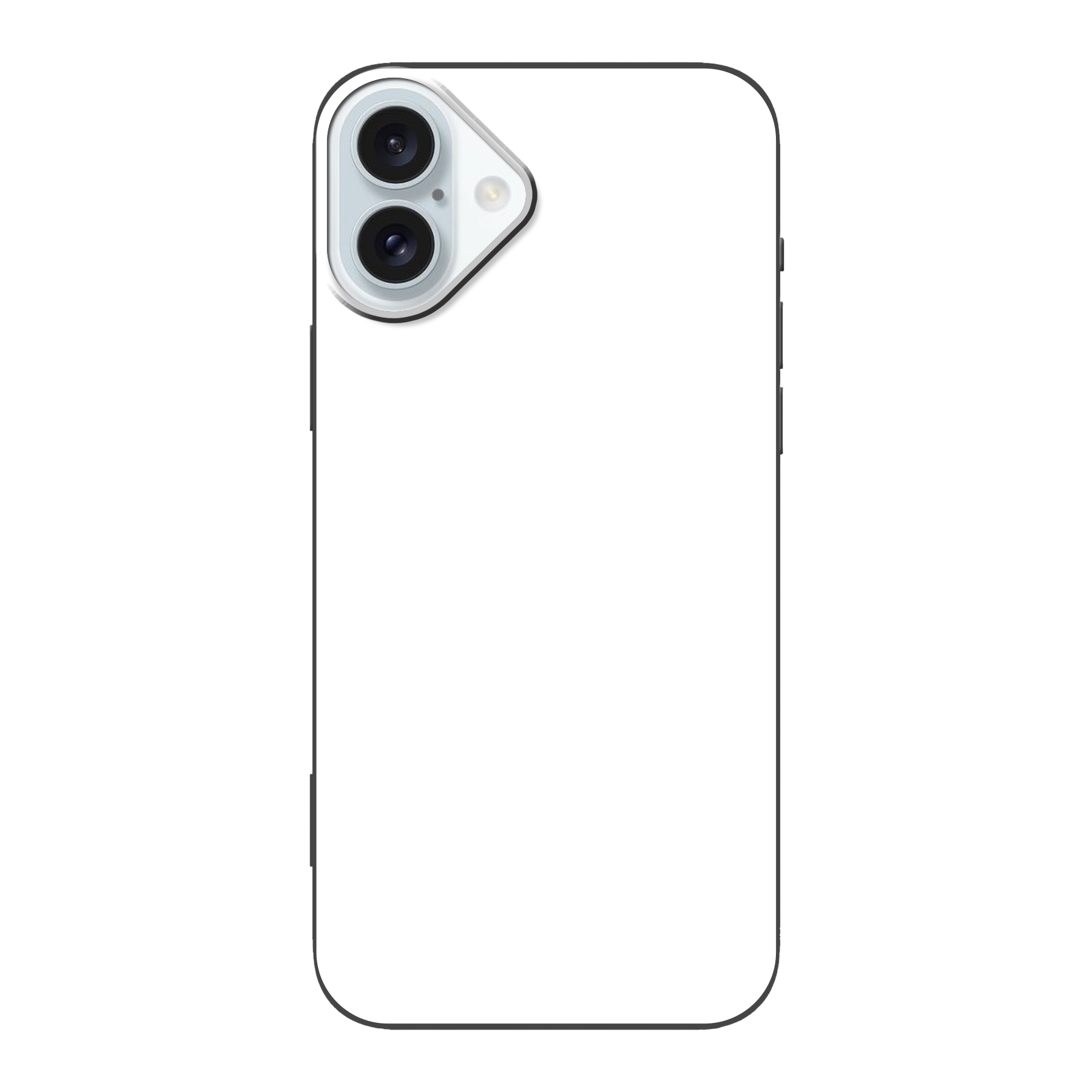 Apple iPhone 16 Plus Biodegradable case (back printed, black)