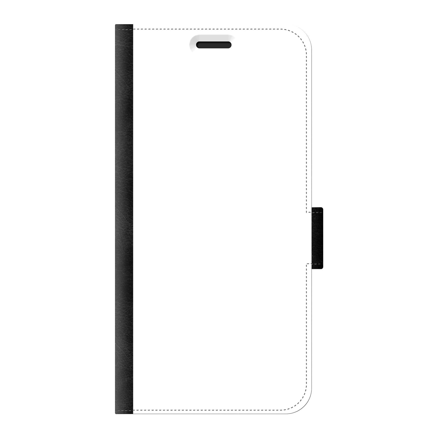 Huawei P20 Lite Wallet case (front printed, black)