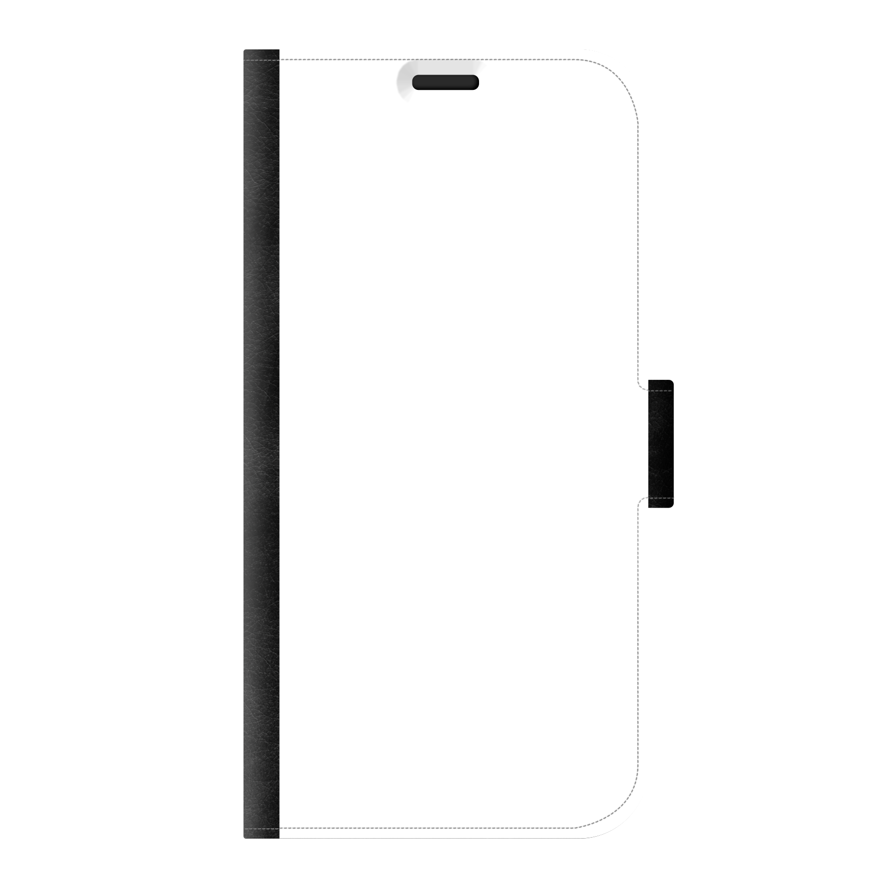 Apple iPhone 13 Pro Wallet case (front printed, black)