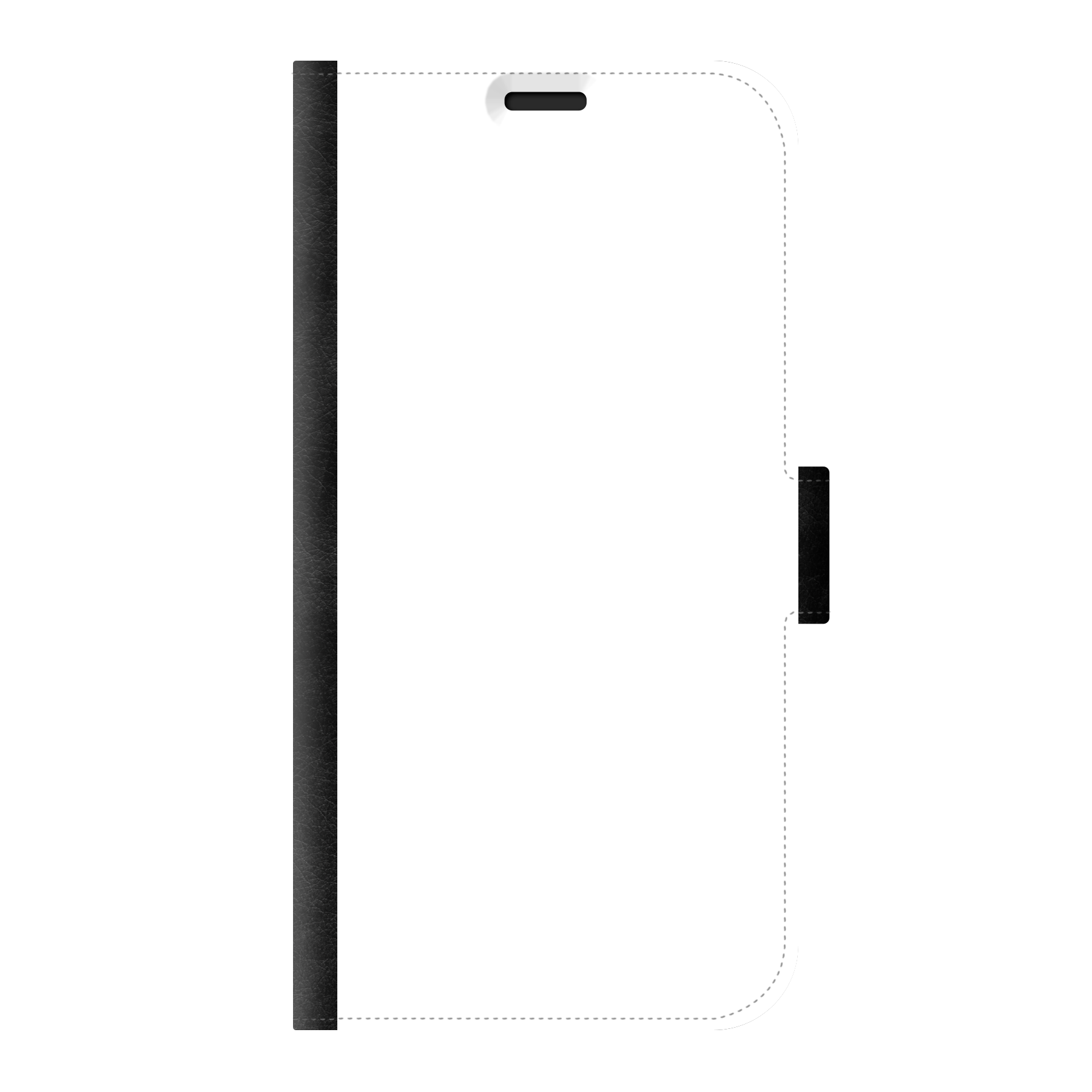 Apple iPhone 7/ iPhone 8/ iPhone SE (2020) / iPhone SE (2022) Wallet case (front printed, black)