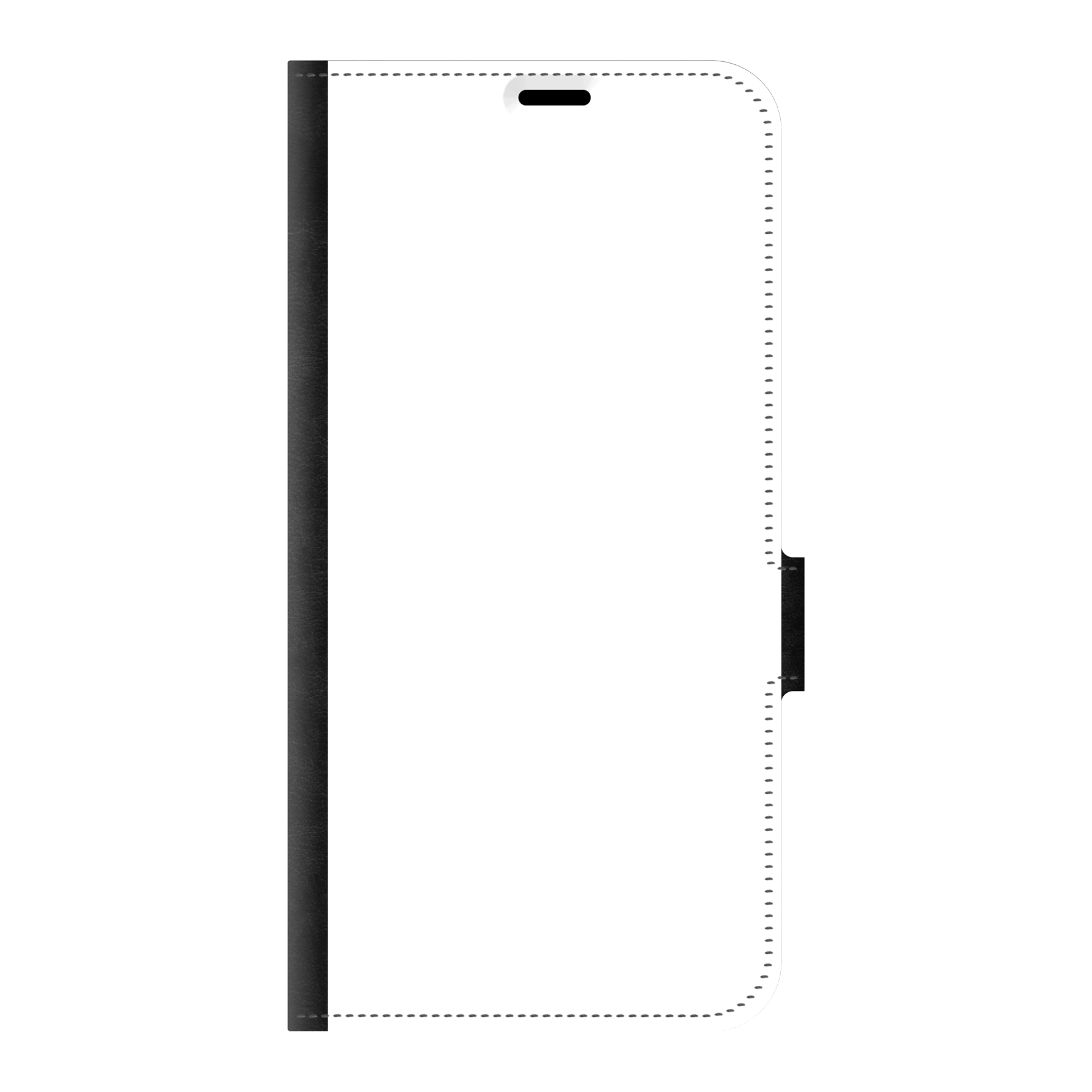 Samsung Galaxy S24 Plus Wallet case (front printed, black)