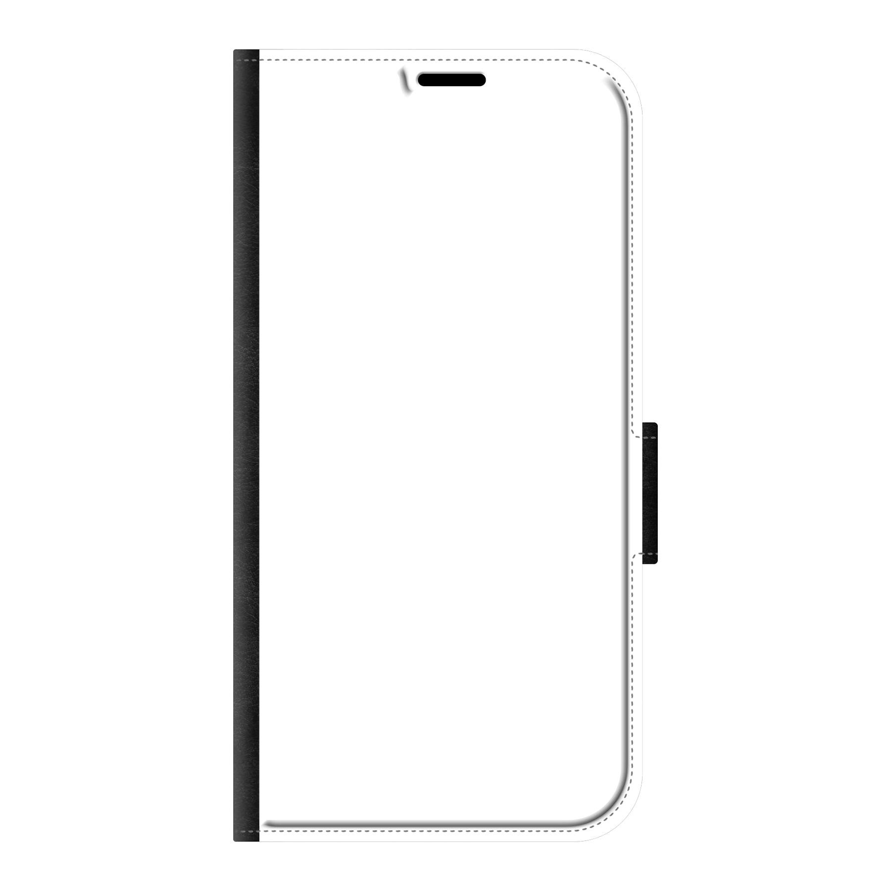 Apple iPhone 16 Pro Wallet case (front printed, black)